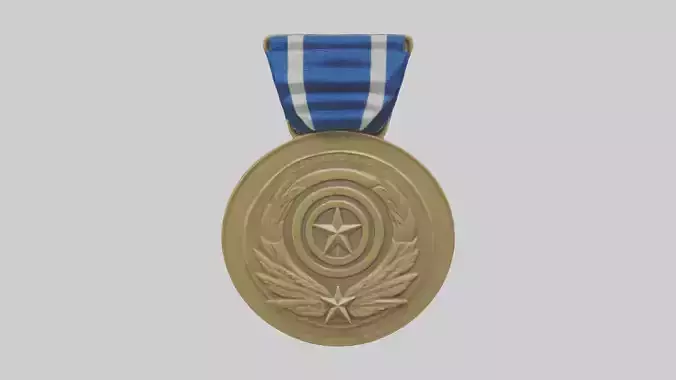International Service Medal model