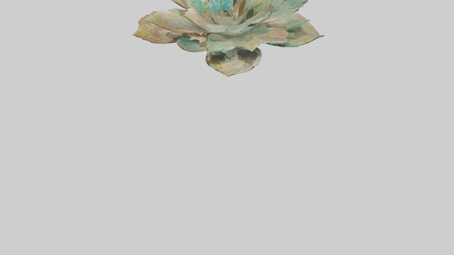 Intricate Leaf Design Sculpture model Low-poly 3D model_6