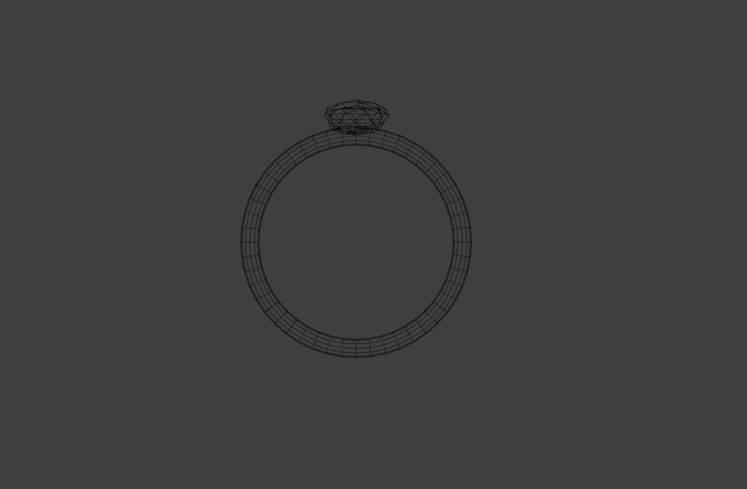 Golden Ring Free low-poly 3D model_5