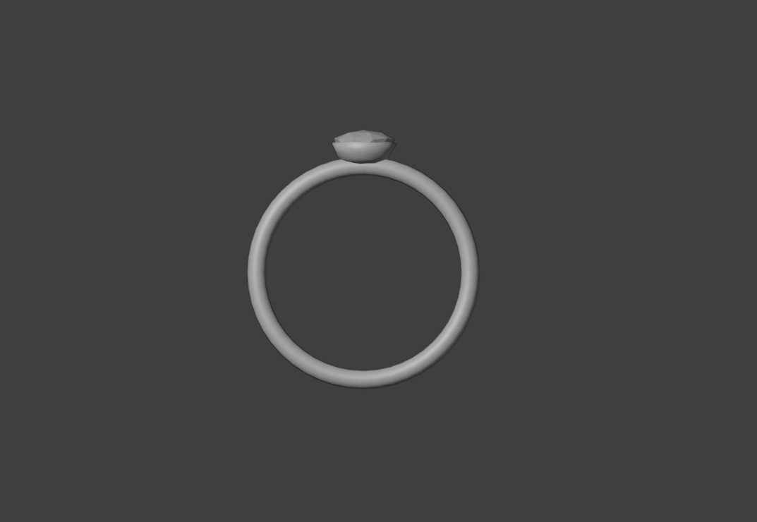 Golden Ring Free low-poly 3D model_4