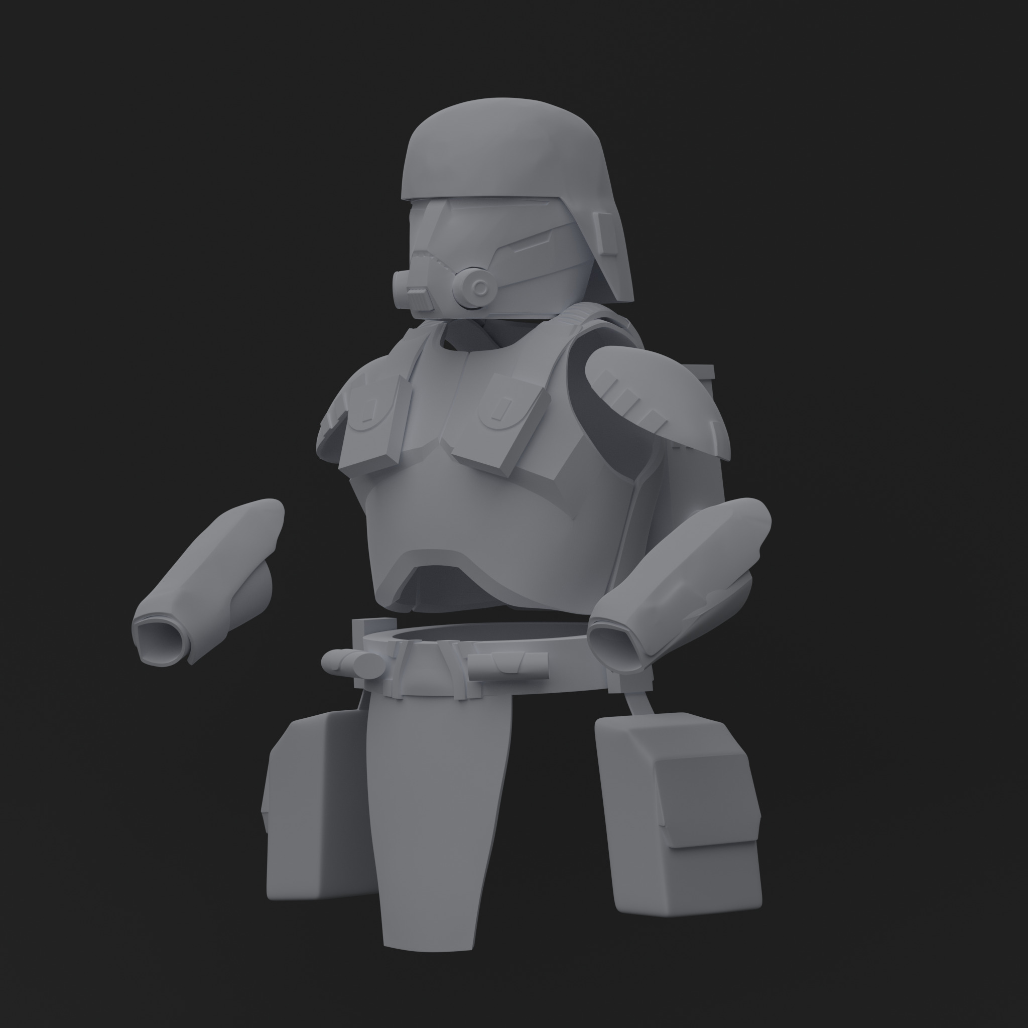 Clone Sand EVO Trooper Kit - One12 - STL files 3D print model_1
