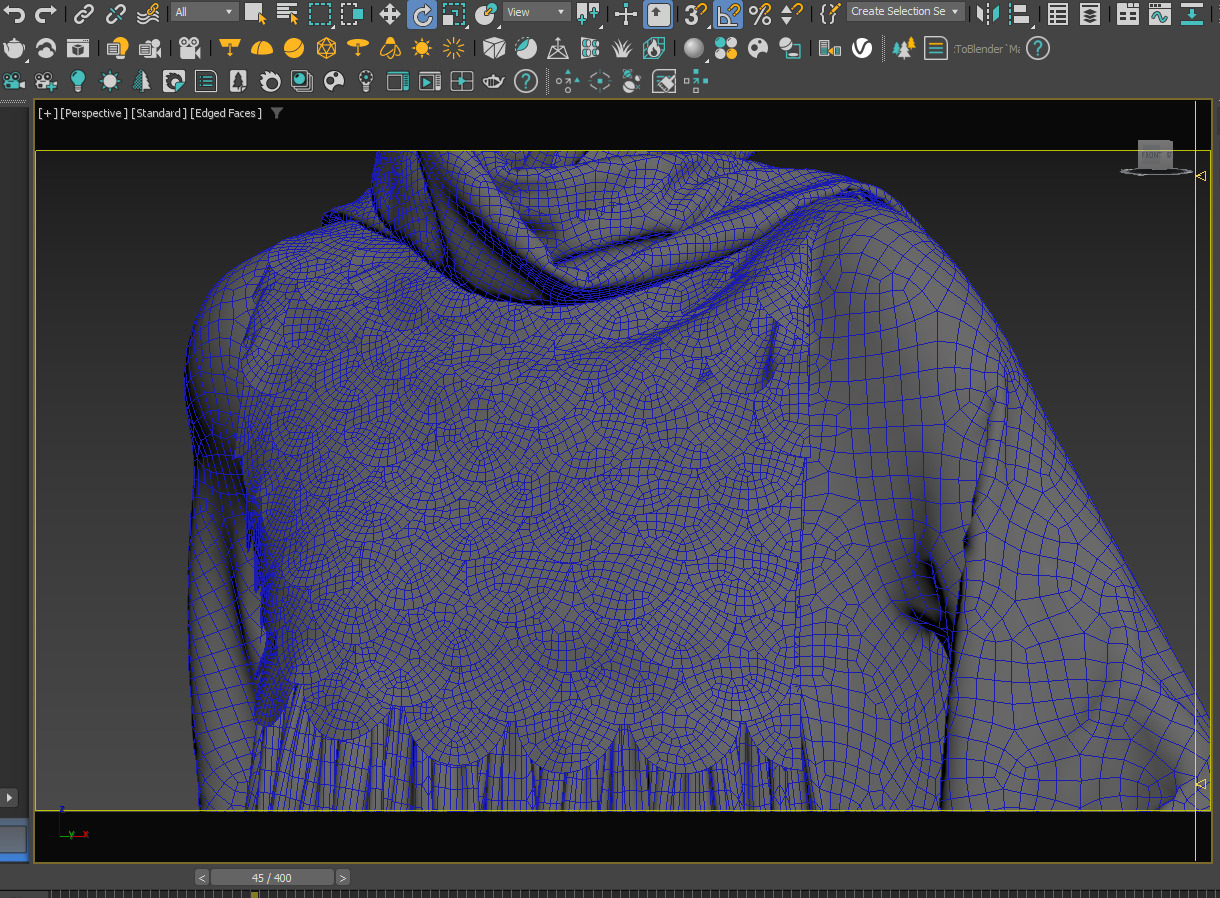 Abaya V10 Walk Cycle Animation 3D model_12