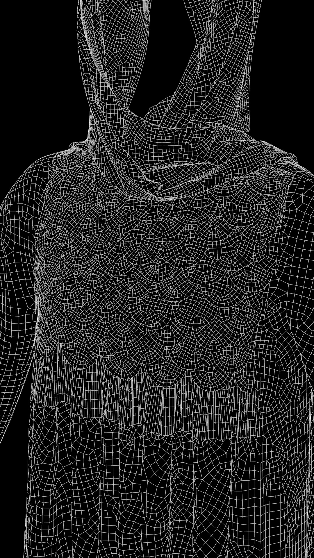 Abaya V10 Walk Cycle Animation 3D model_18