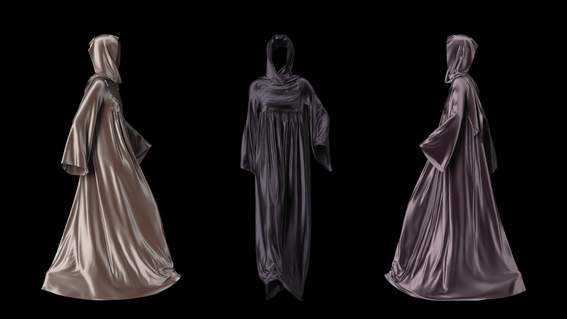 Abaya V10 Walk Cycle Animation 3D model_5