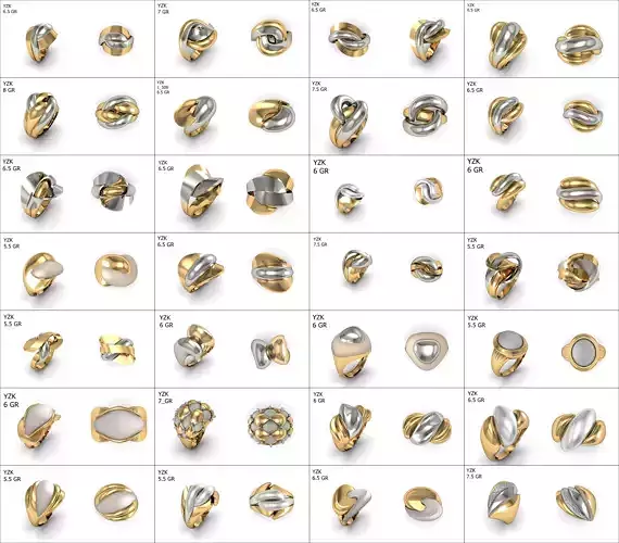 25 Plus Rings 3dm