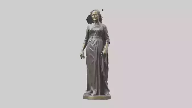 Iron Lady statue model