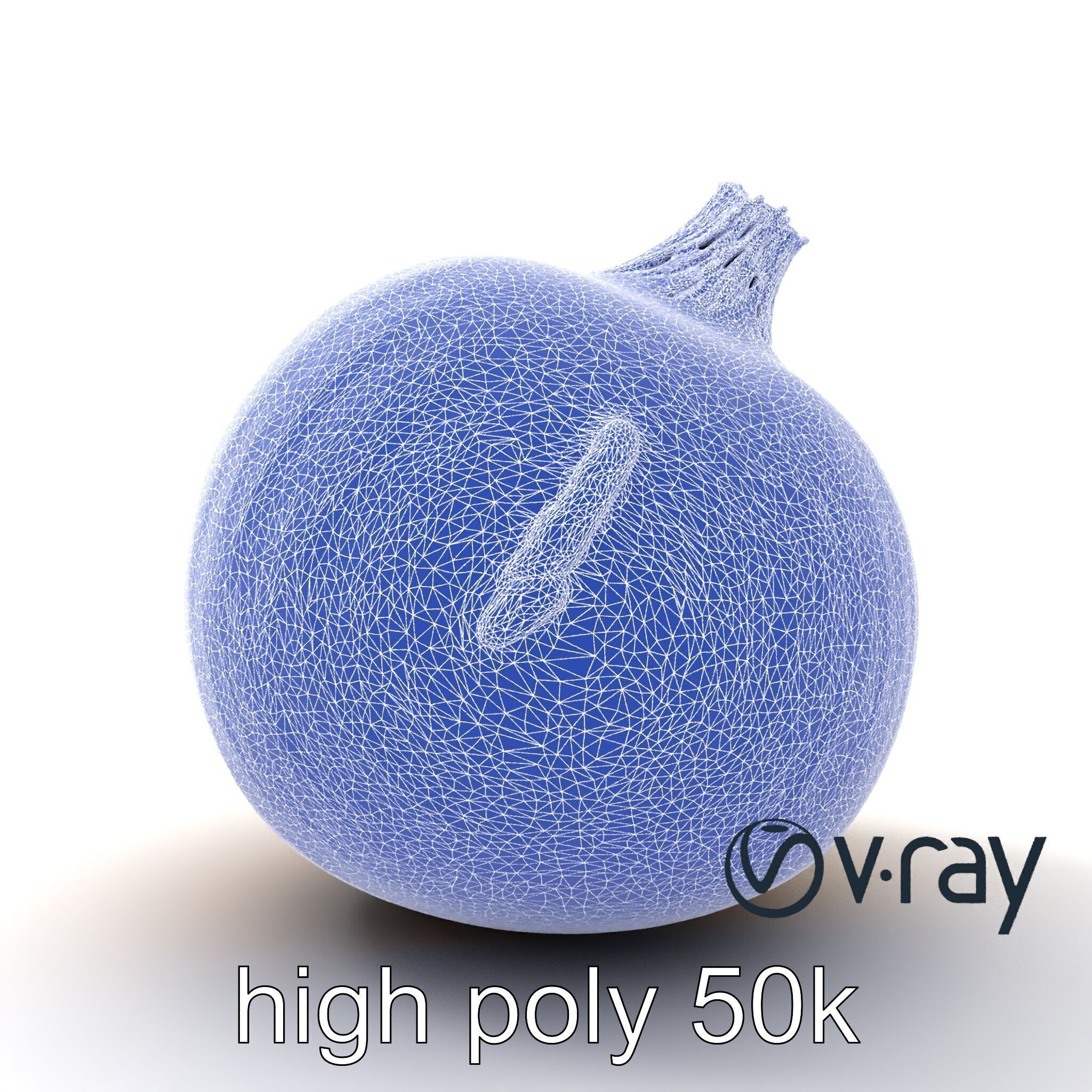 Silky Textured Onion 3D Model Pack Low-poly 3D model_21