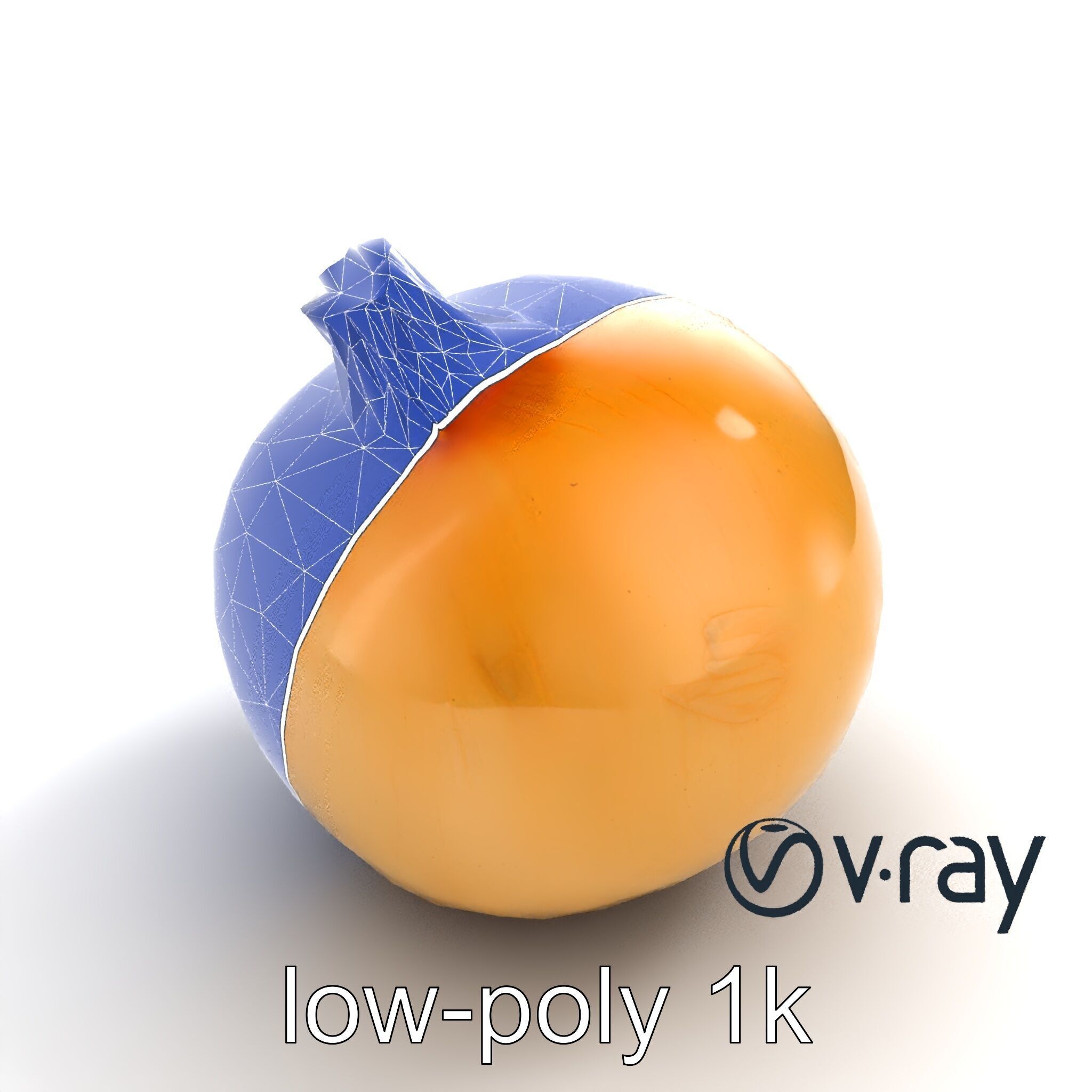 Silky Textured Onion 3D Model Pack Low-poly 3D model_14
