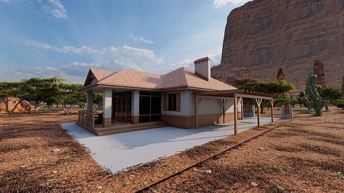 old house-Old Abandoned House 3D model 3