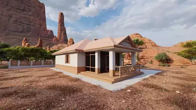 old house-Old Abandoned House 3D model