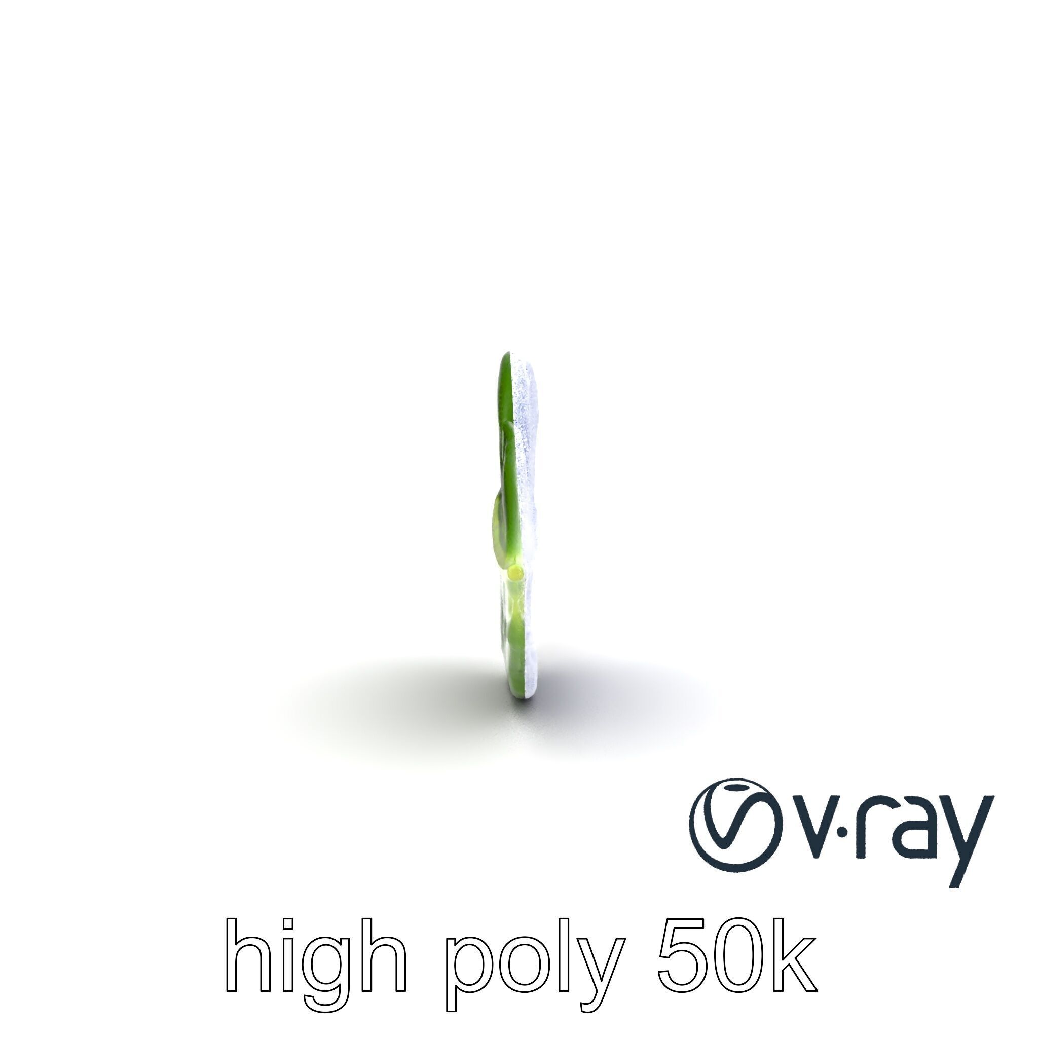 Spinach Leaf Natural Texture Model Pack Low-poly 3D model_13