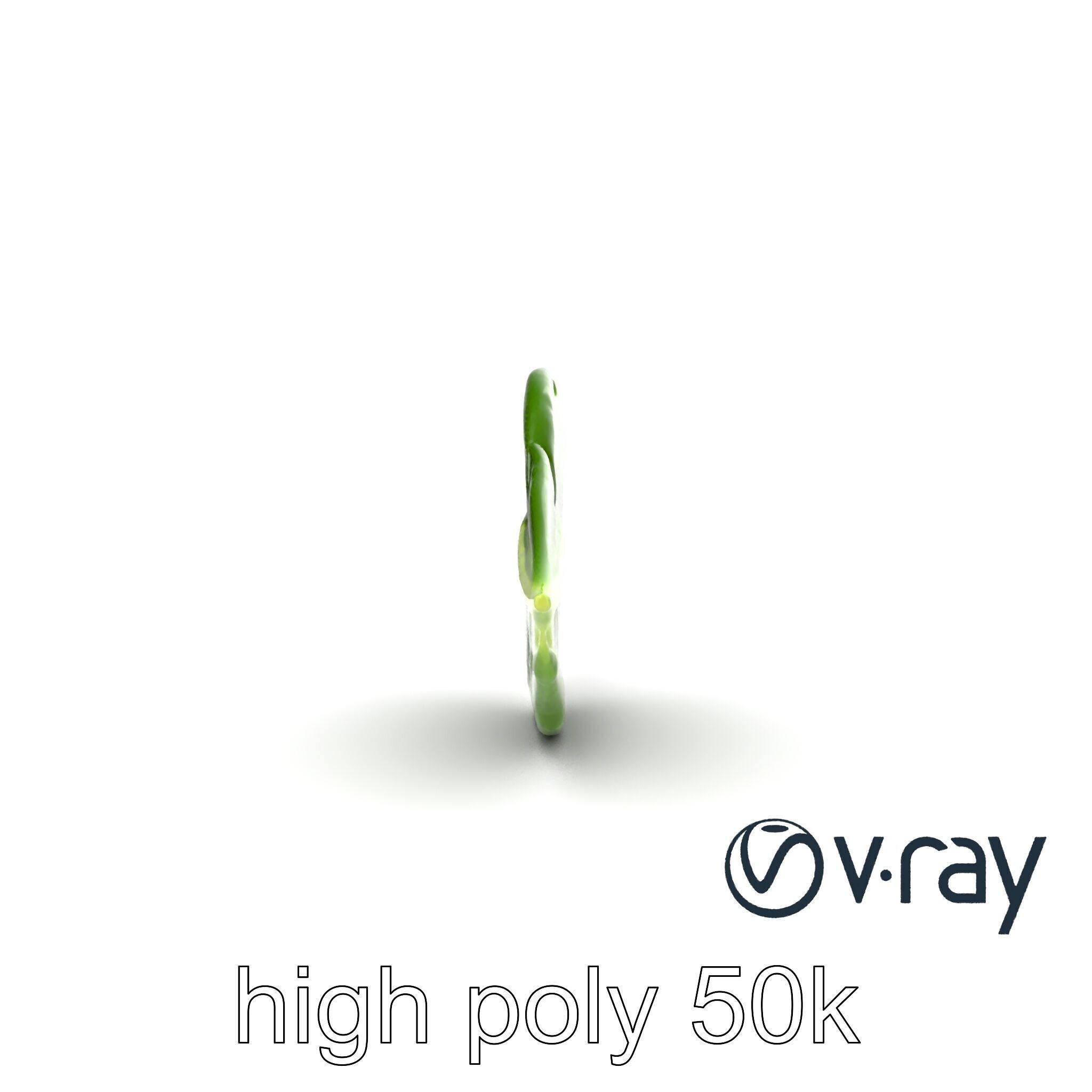 Spinach Leaf Natural Texture Model Pack Low-poly 3D model_12