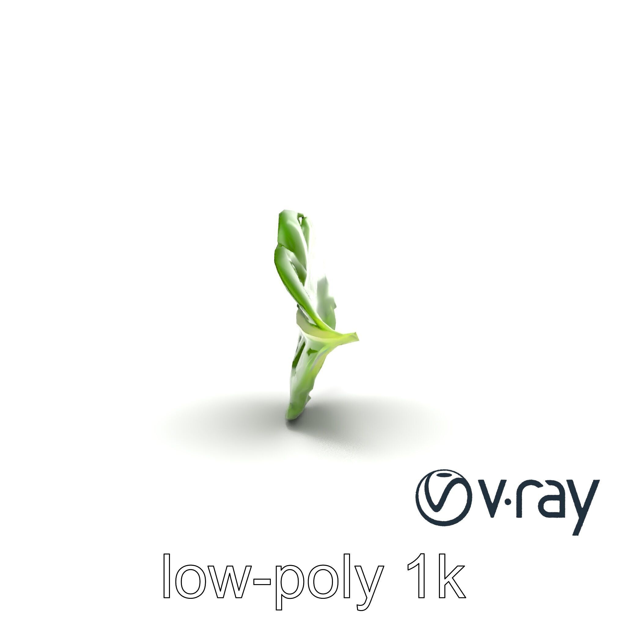 Spinach Leaf Natural Texture Model Pack Low-poly 3D model_16