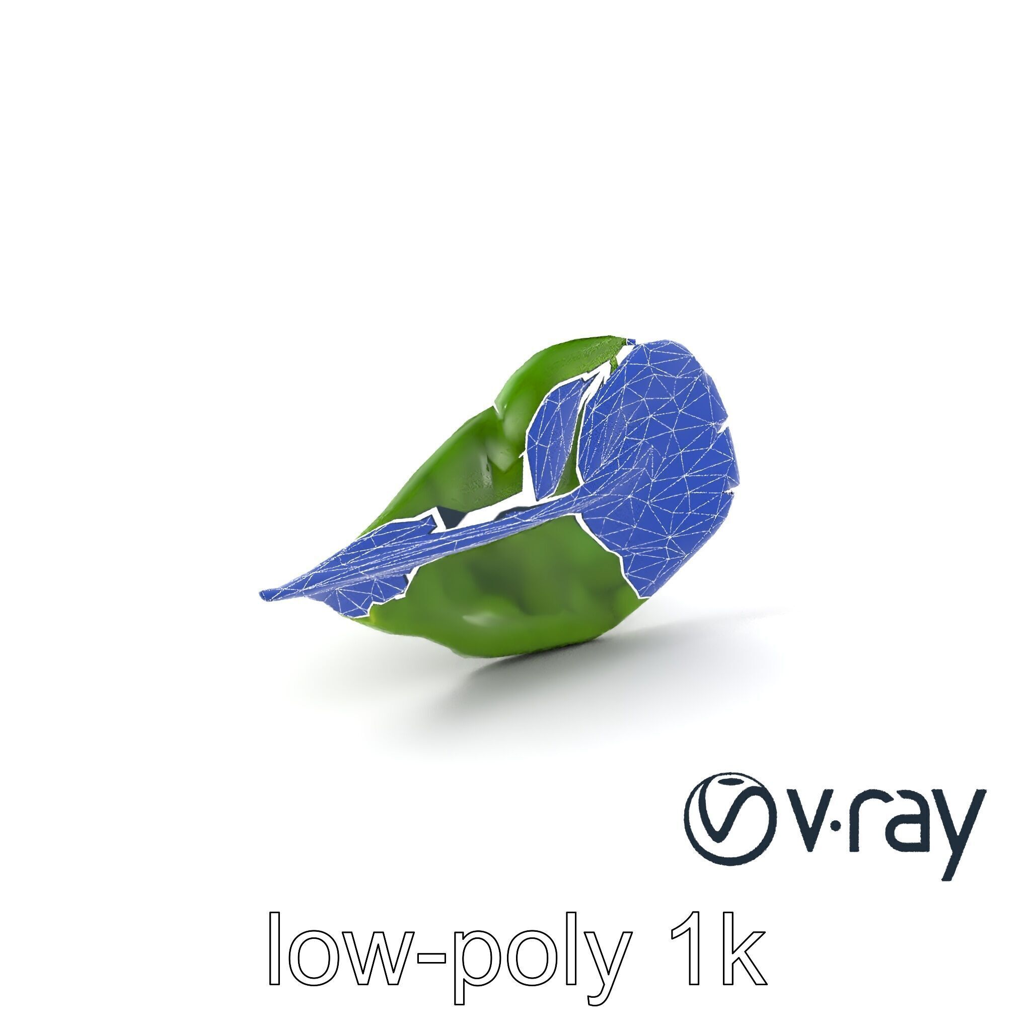 Spinach Leaf Natural Texture Model Pack Low-poly 3D model_28