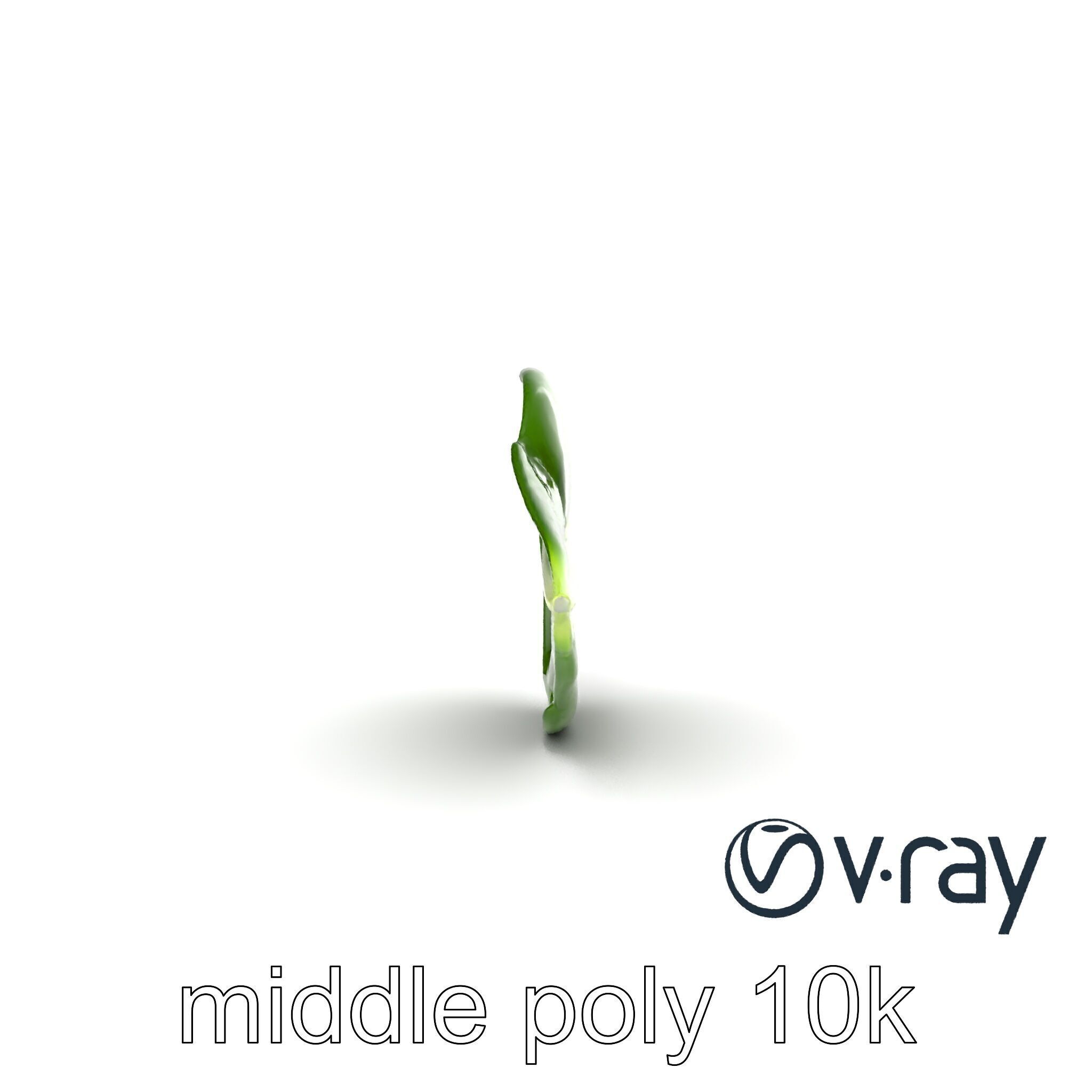 Spinach Leaf Natural Texture Model Pack Low-poly 3D model_14