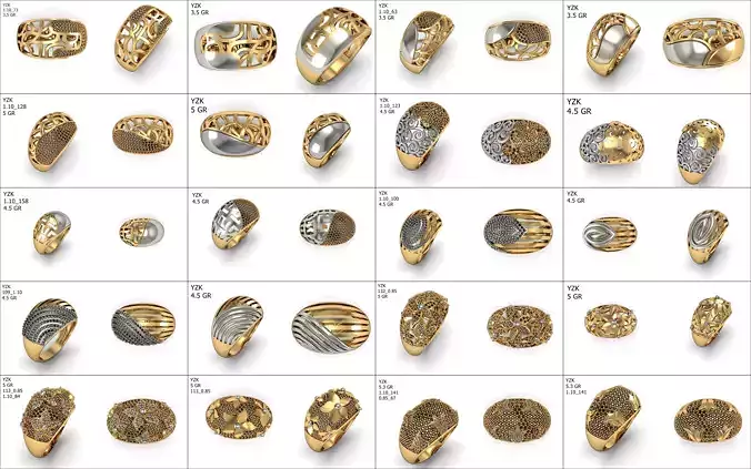 10 Ring 3dm 3d print Model