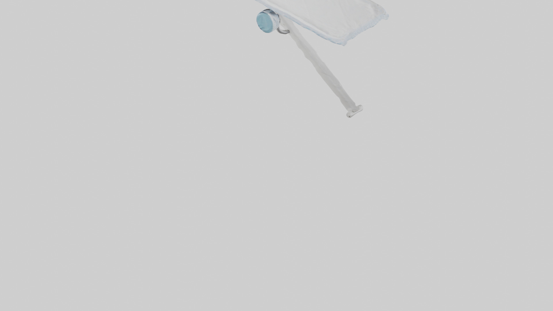 Ironing board cover model Low-poly 3D model_7