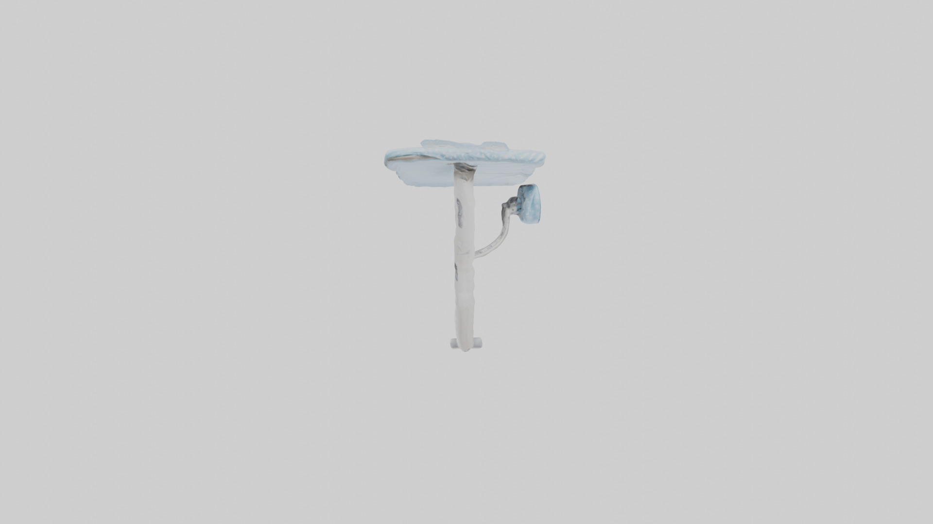Ironing board cover model Low-poly 3D model_1