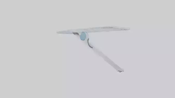 Ironing board cover model Low-poly 3D model