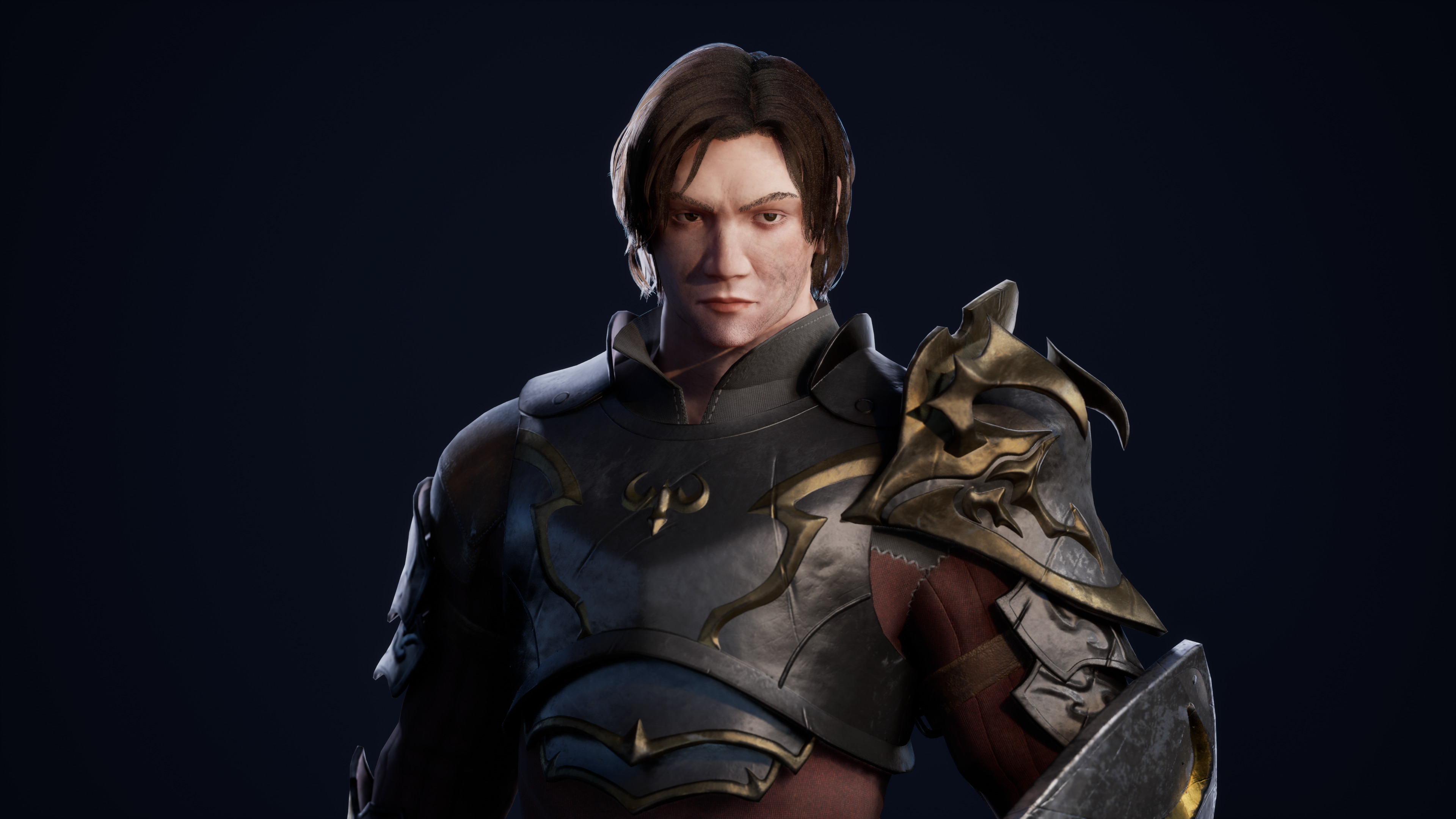 Mercenary free VR / AR / low-poly 3D model rigged | CGTrader