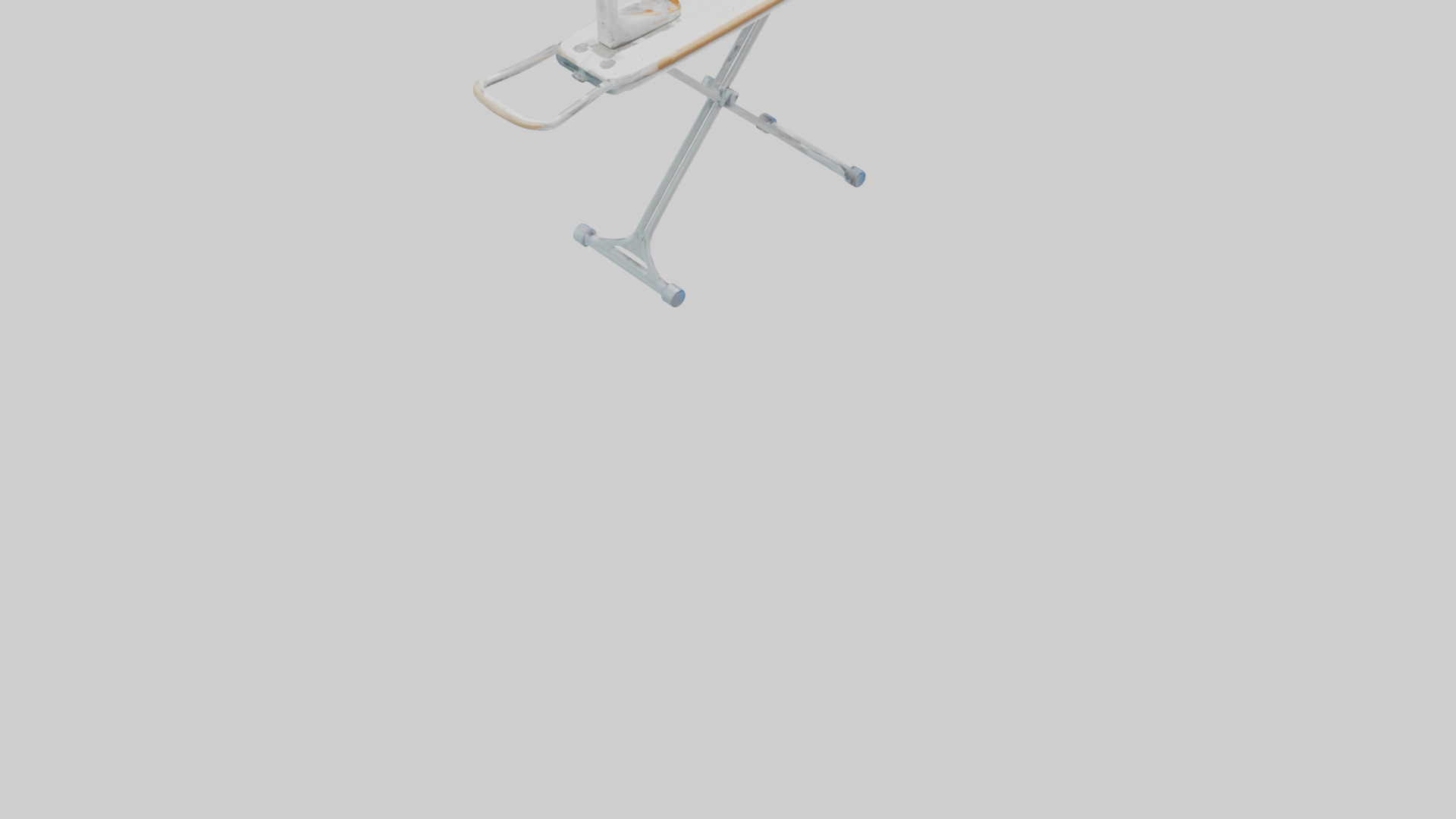 Ironing board model Low-poly 3D model_5