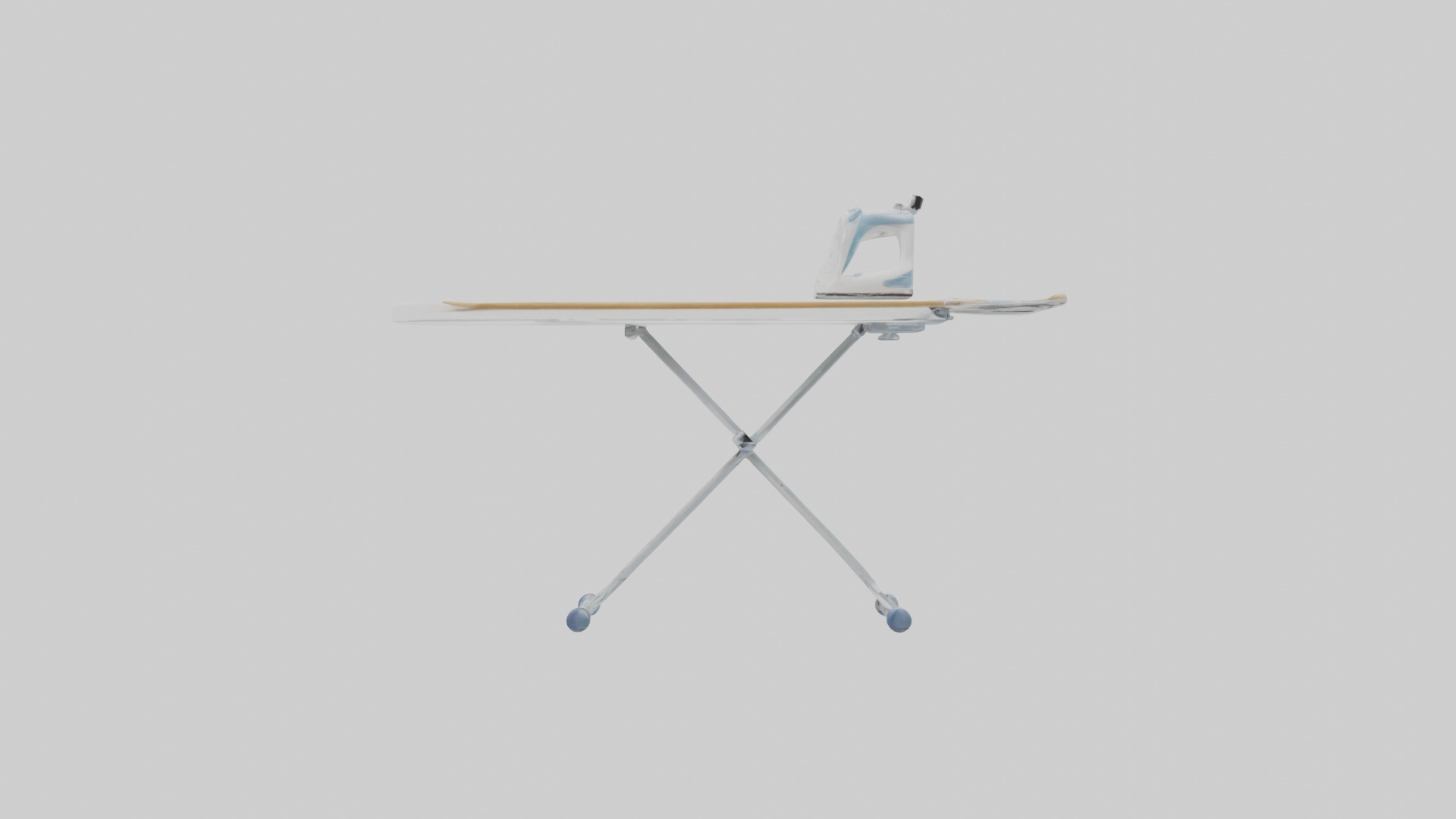 Ironing board model Low-poly 3D model_12