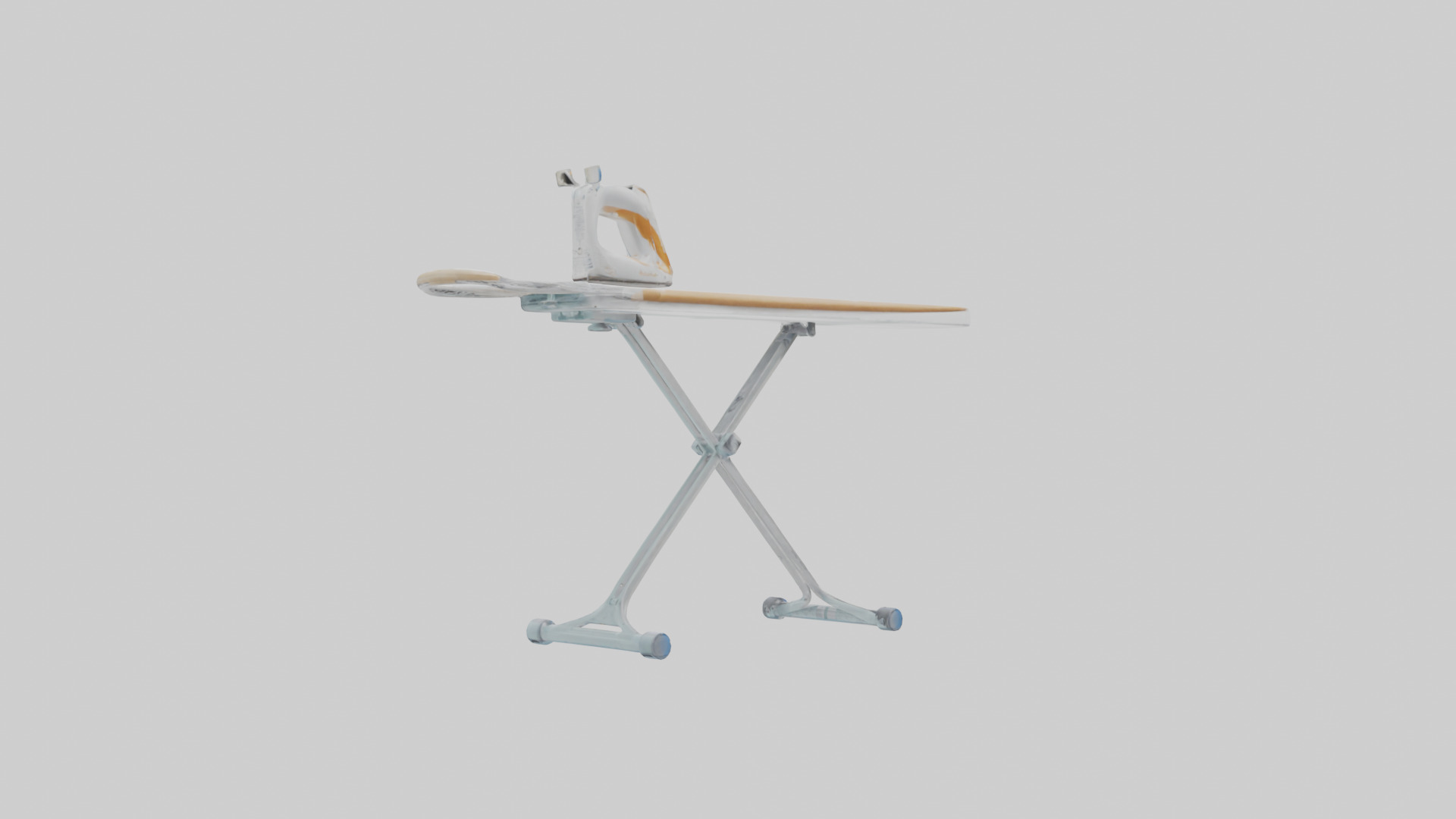 Ironing board model Low-poly 3D model_3