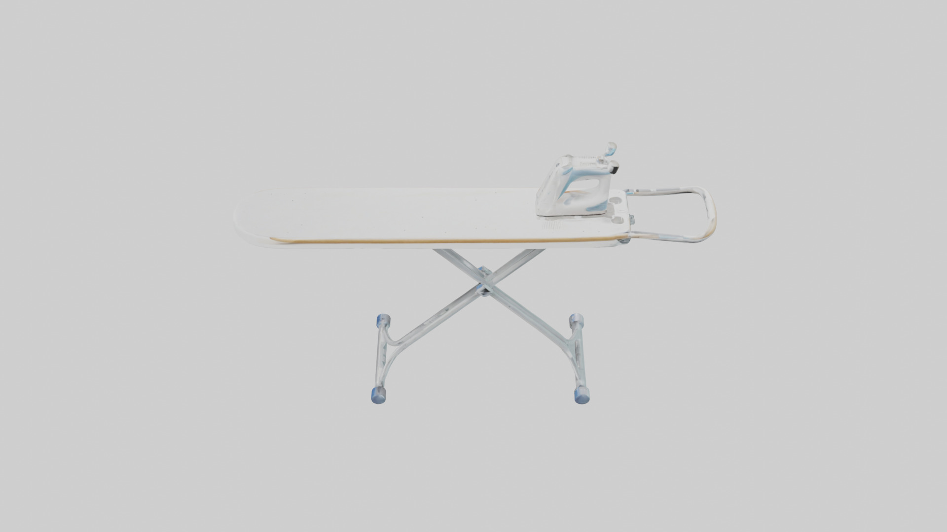 Ironing board model Low-poly 3D model_17