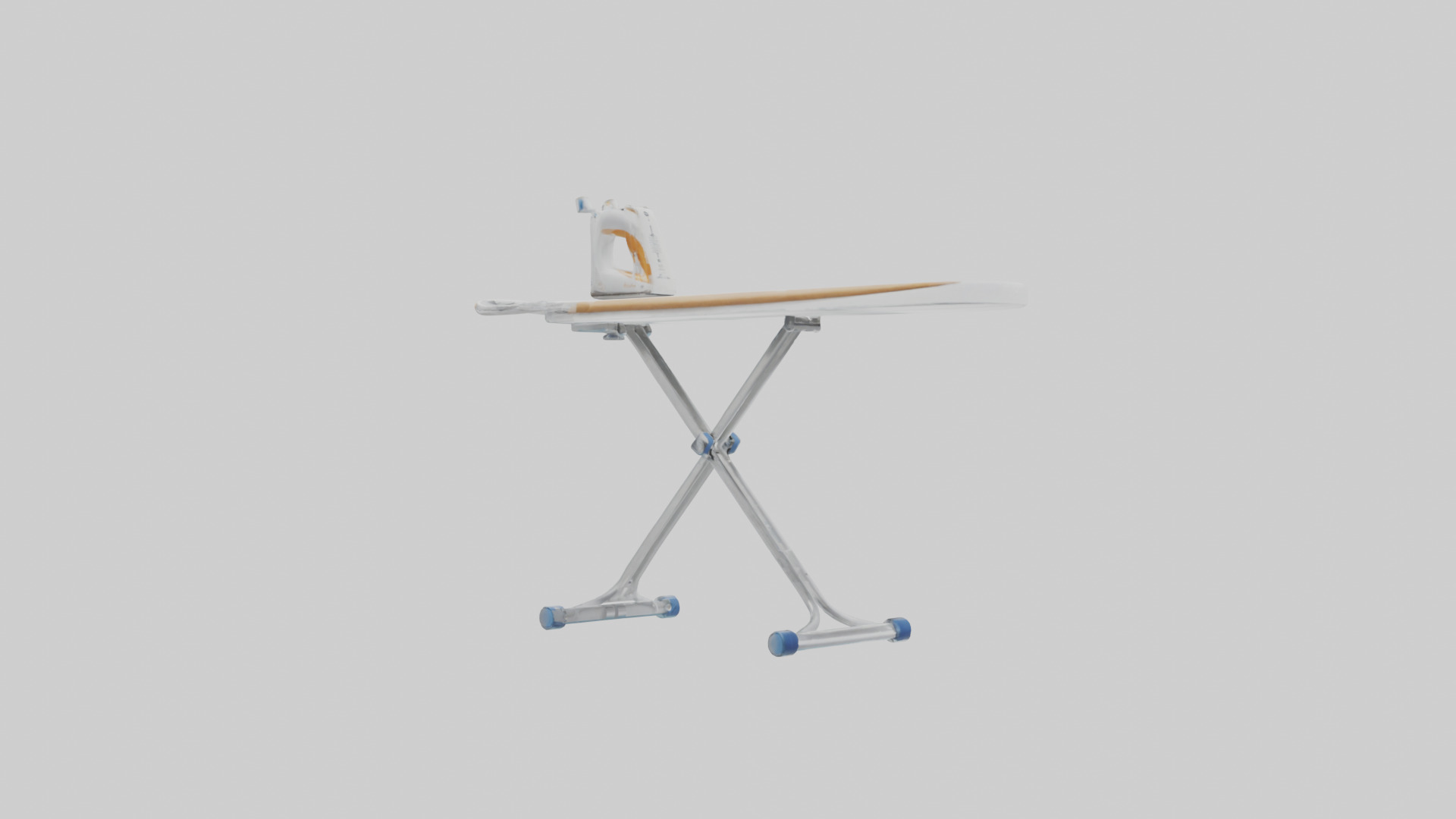 Ironing board model Low-poly 3D model_11
