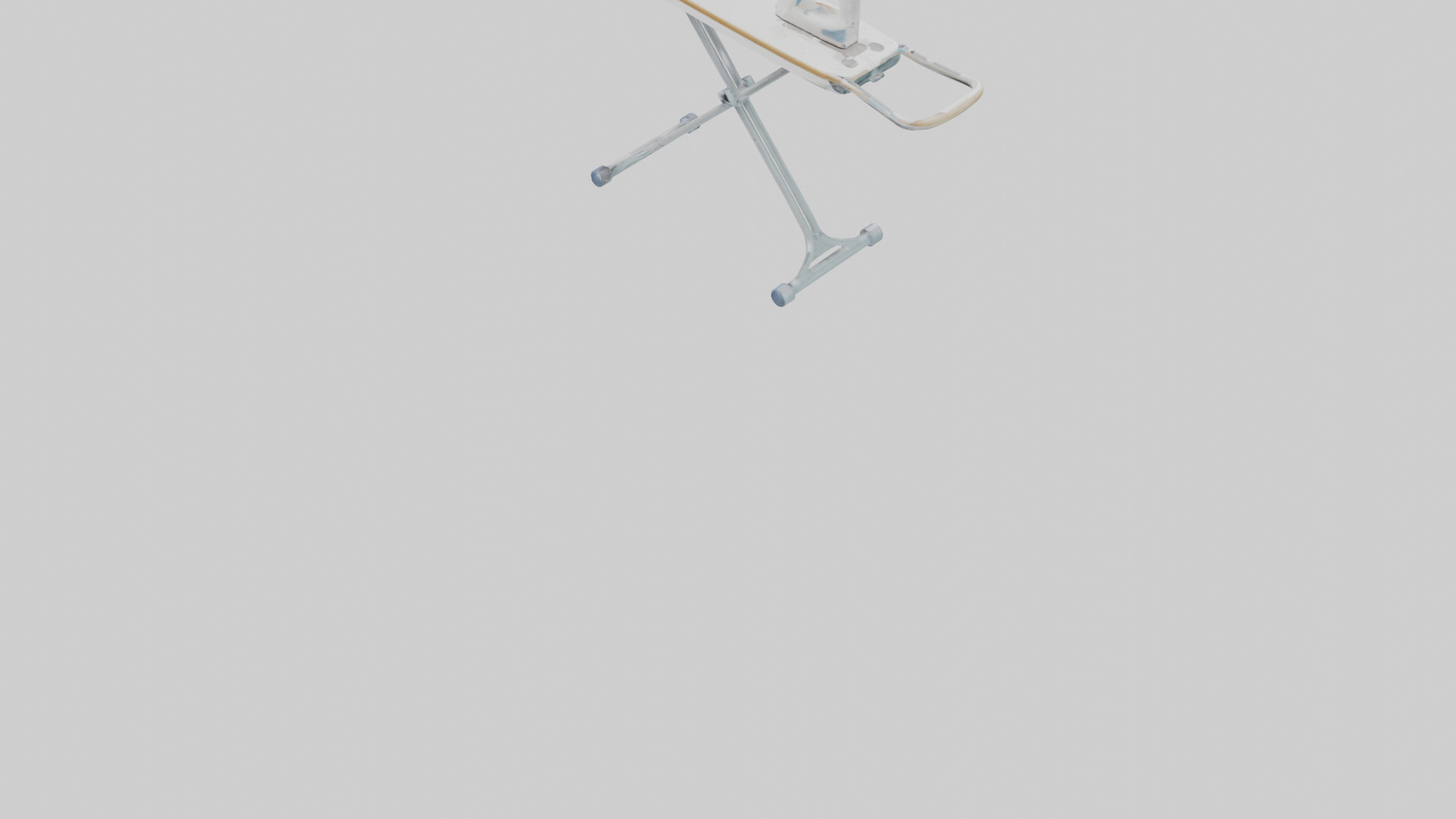 Ironing board model Low-poly 3D model_4