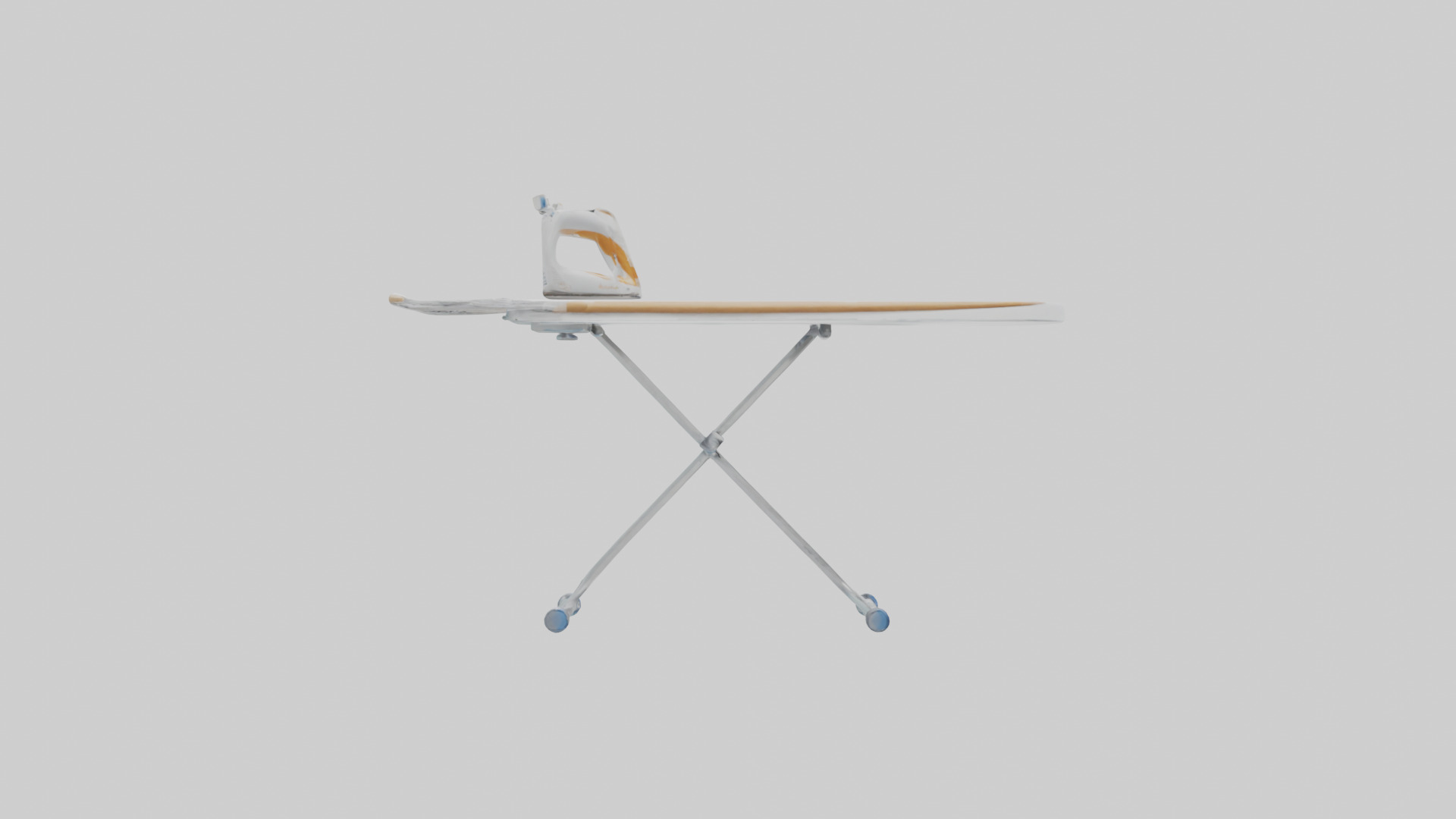 Ironing board model Low-poly 3D model_13