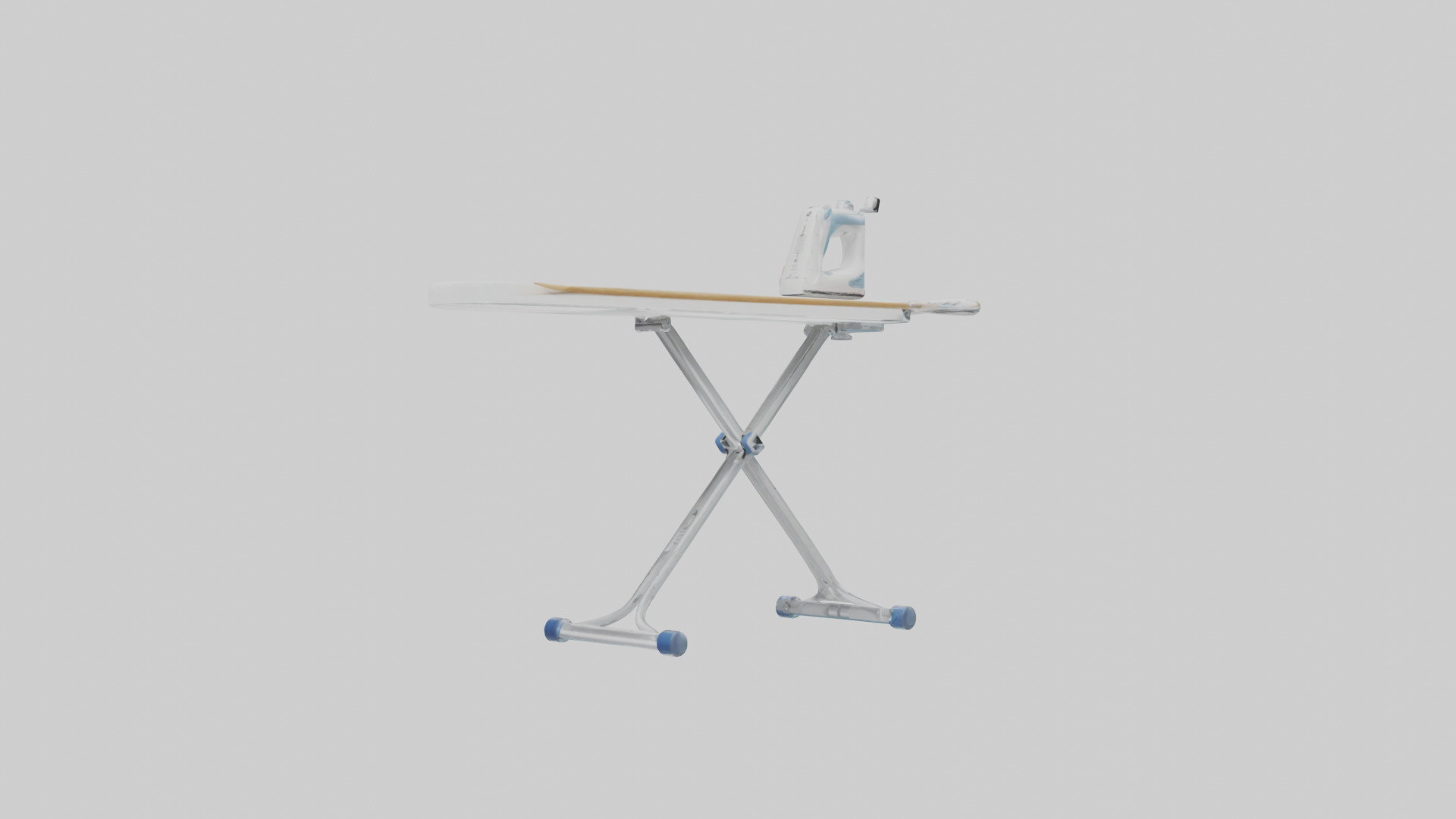 Ironing board model Low-poly 3D model_10