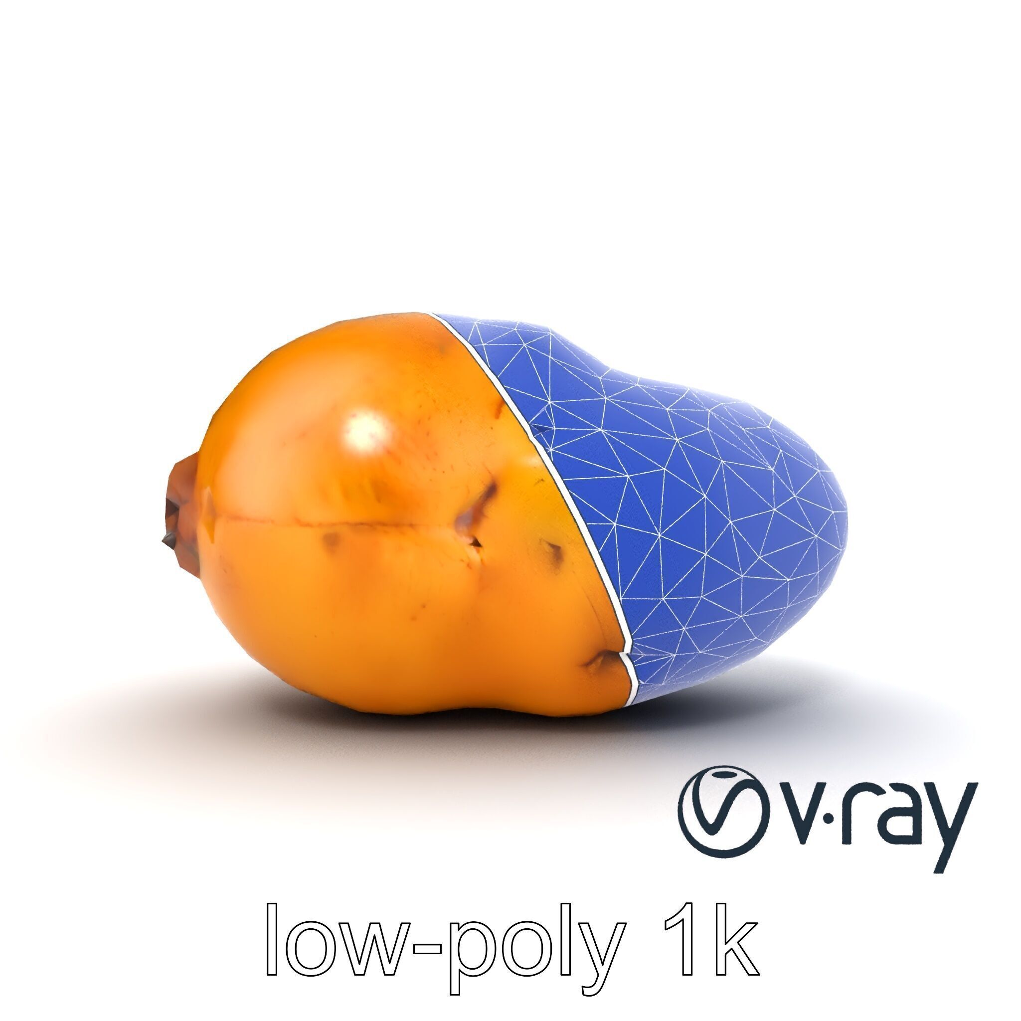 Realistic Potato Model Pack Low-poly 3D model_18
