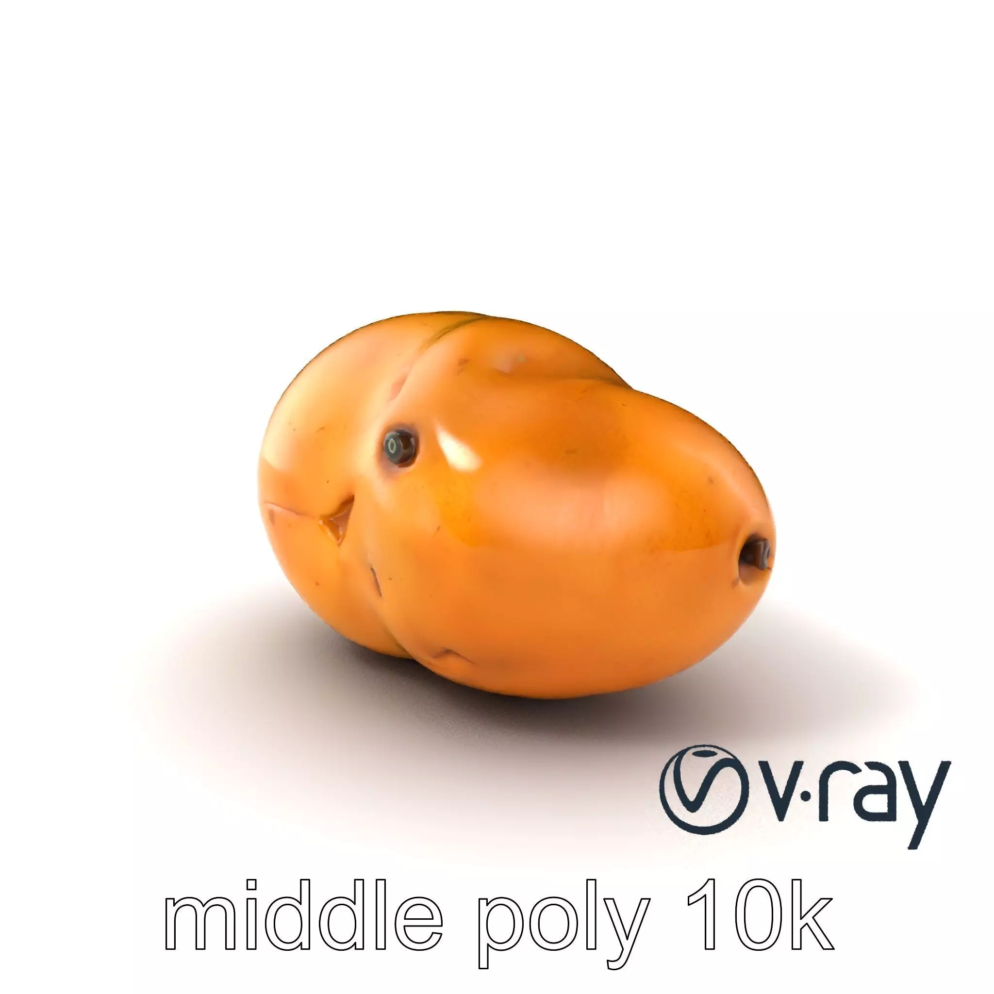 Realistic Potato Model Pack Low-poly 3D model_0