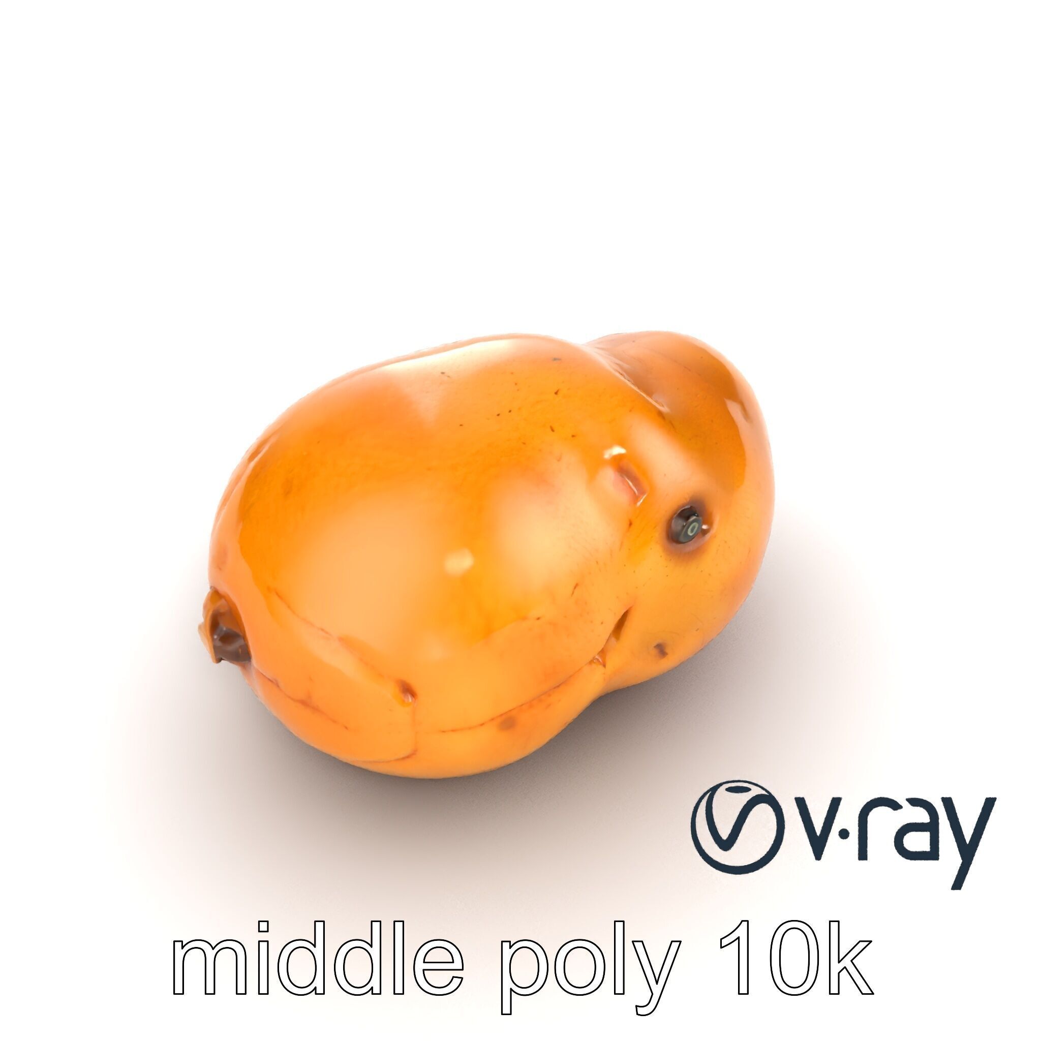 Realistic Potato Model Pack Low-poly 3D model_16