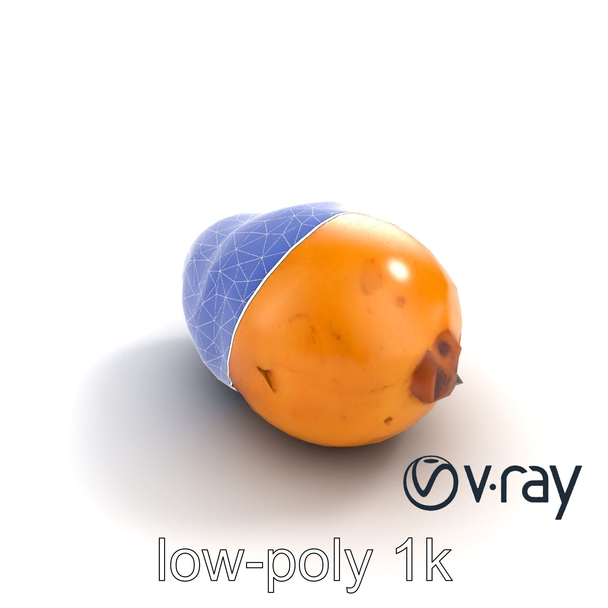 Realistic Potato Model Pack Low-poly 3D model_21