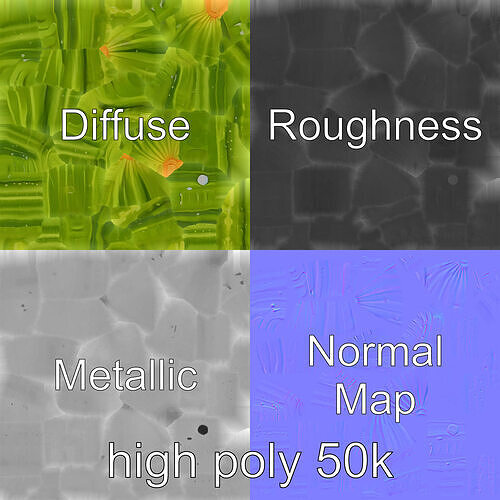 Fresh Cucumber Vegetable model pack Low-poly 3D model 2