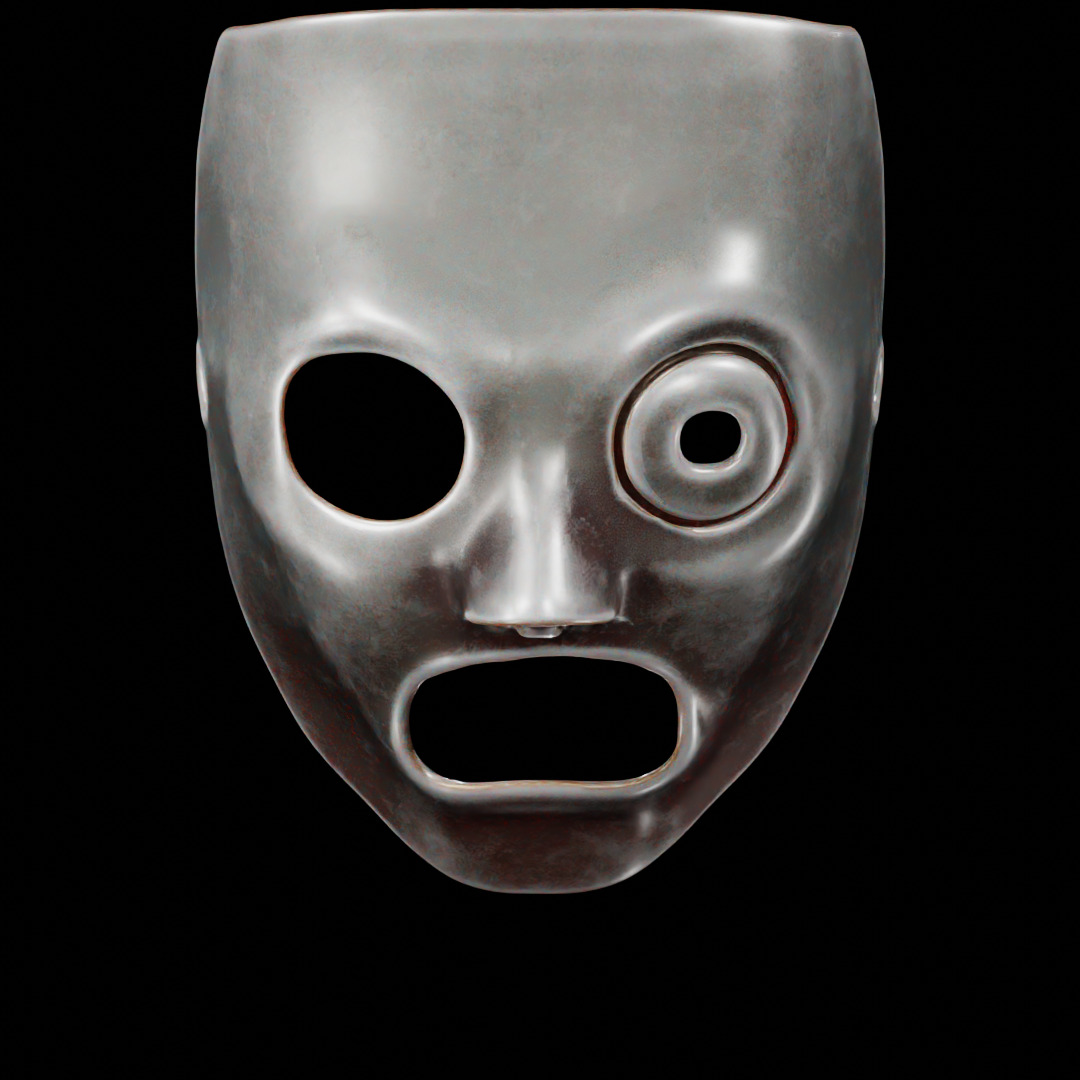 Slipknot Mask - Corey Taylor - High-Detail 3D Model 3D print model_4