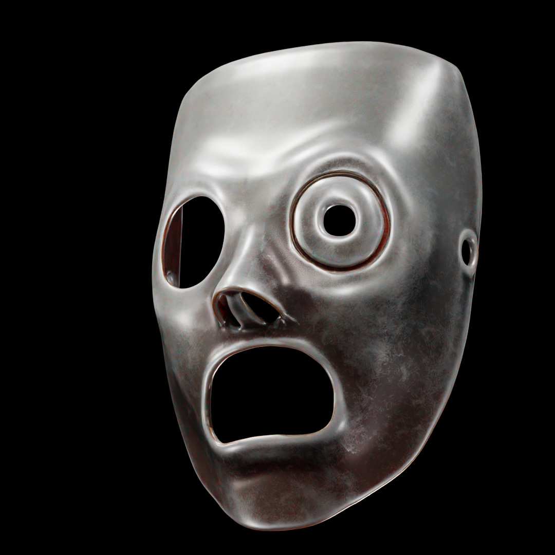 Slipknot Mask - Corey Taylor - High-Detail 3D Model 3D print model_11