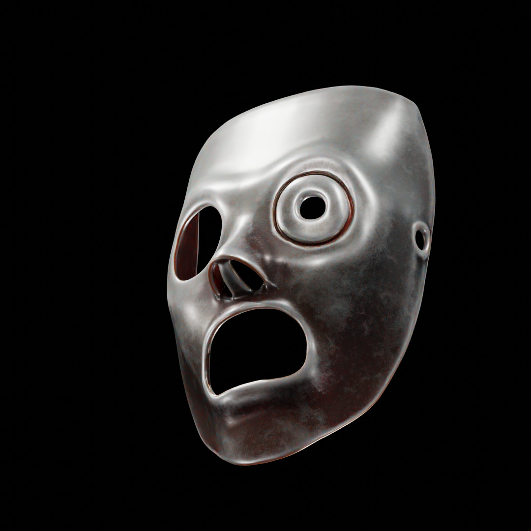 Slipknot Mask - Corey Taylor - High-Detail 3D Model 3D print model_9