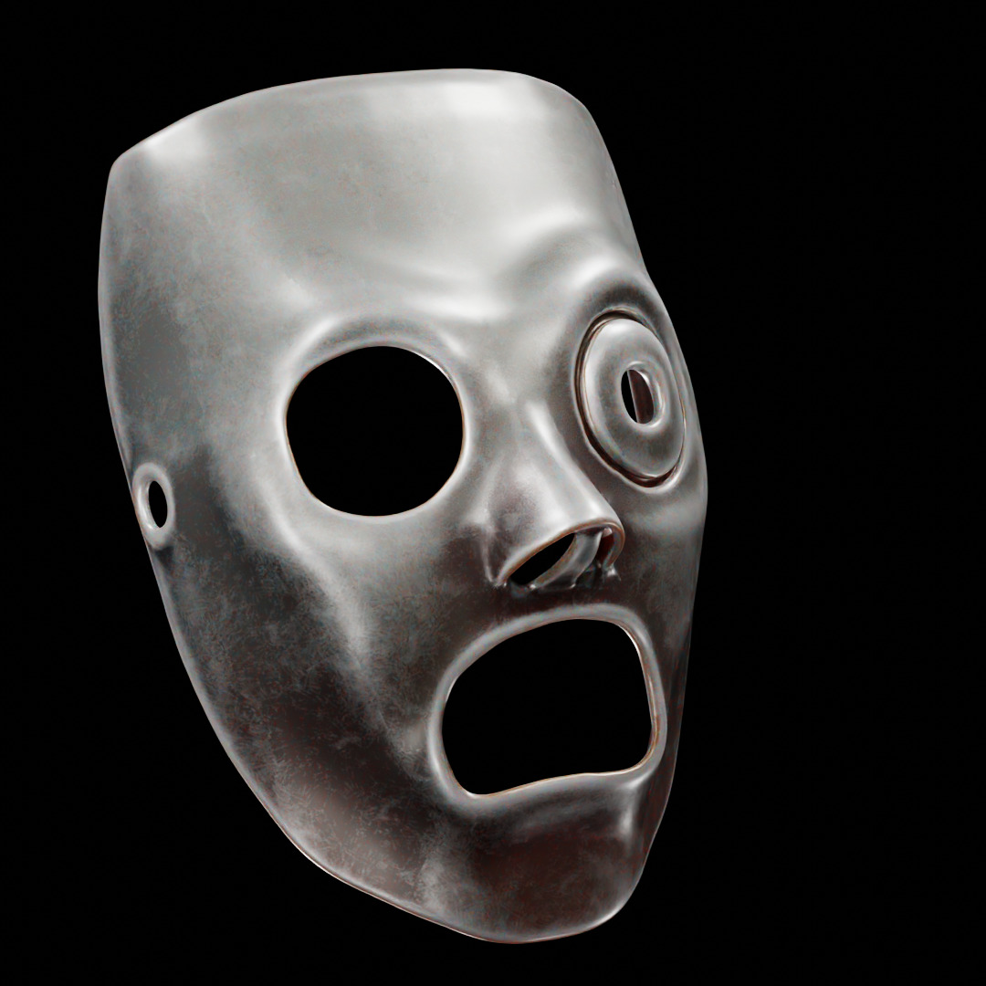 Slipknot Mask - Corey Taylor - High-Detail 3D Model 3D print model_12