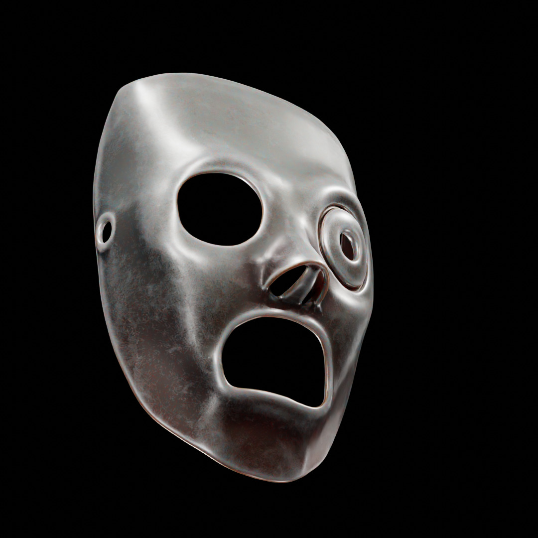 Slipknot Mask - Corey Taylor - High-Detail 3D Model 3D print model_8