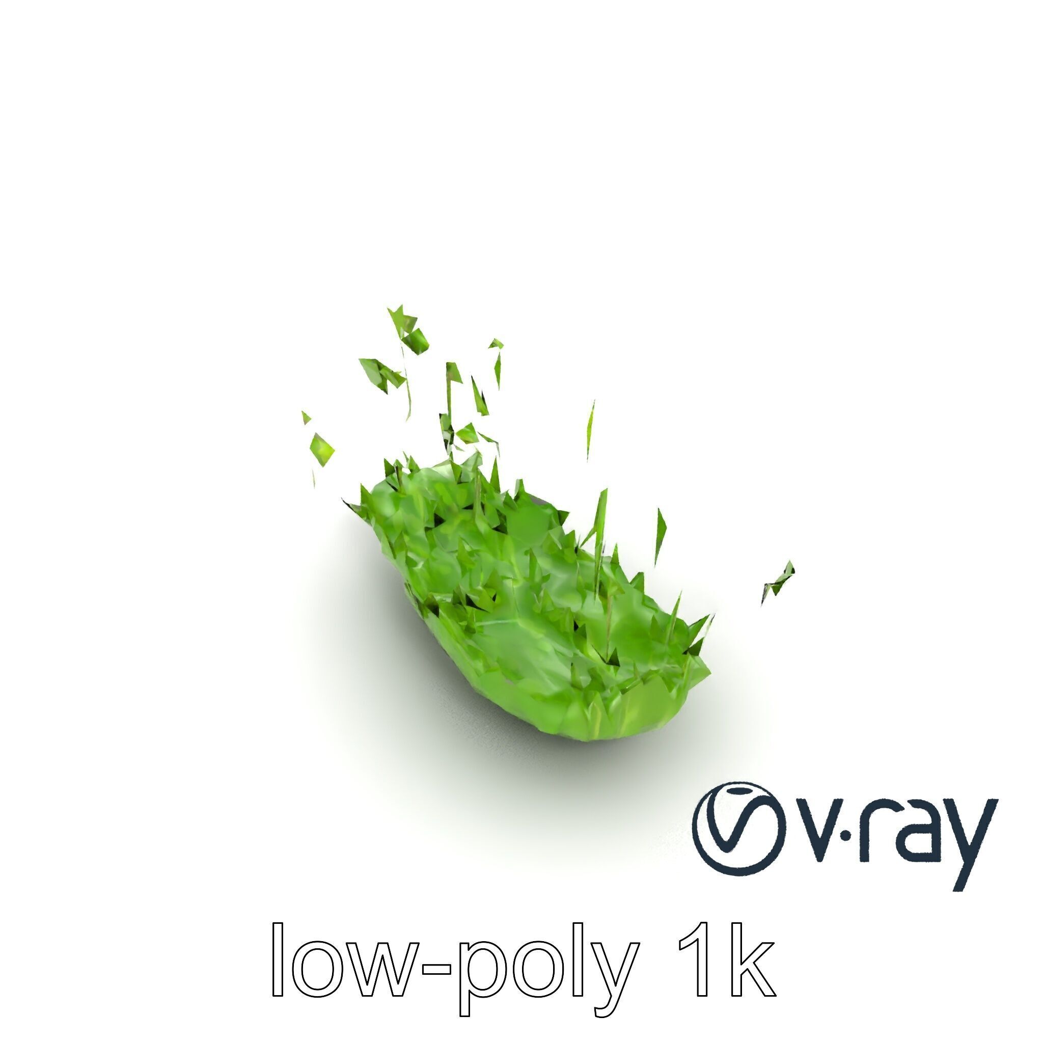 Fresh Watercress Leaf Textures model pack Low-poly 3D model_8