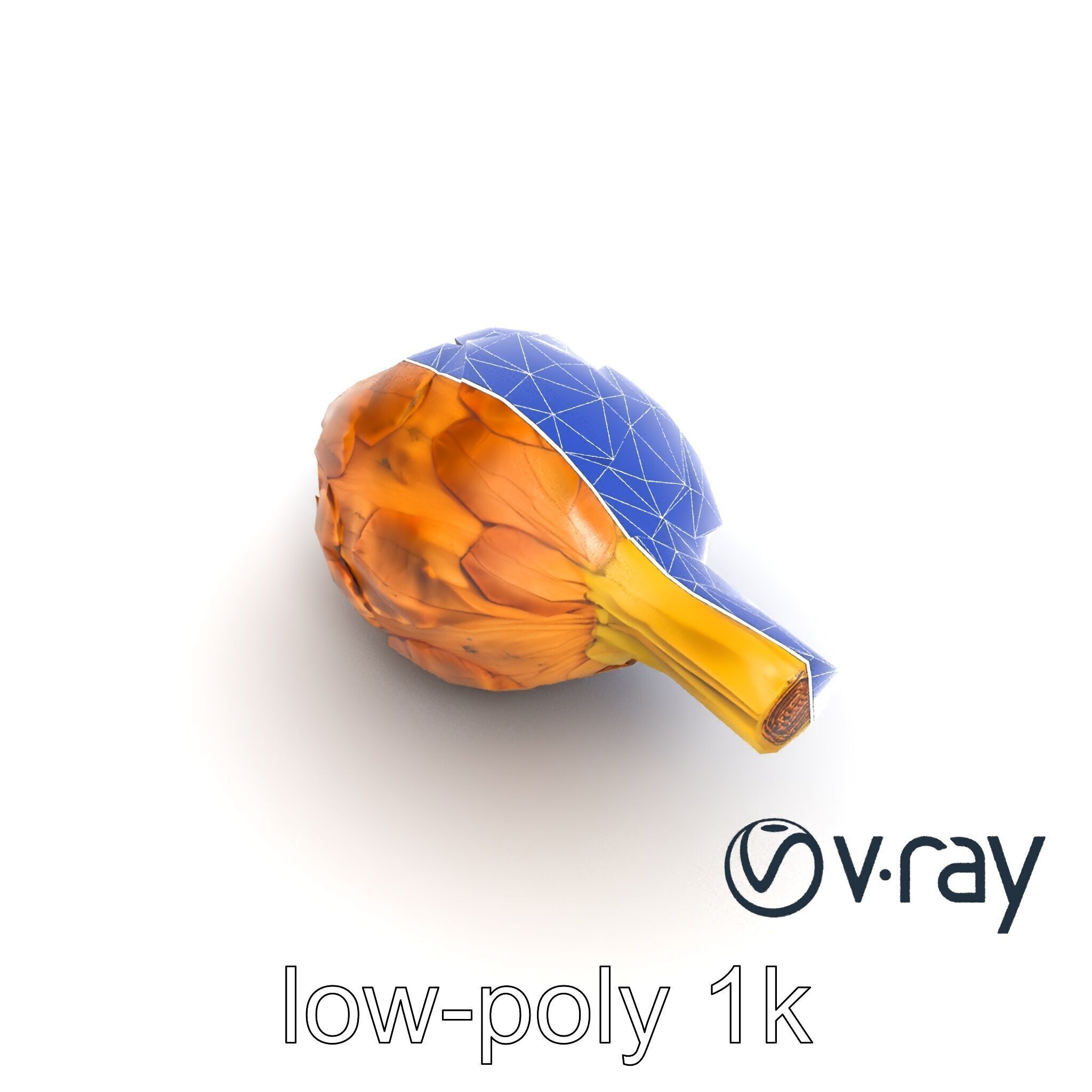 Realistic Jerusalem Artichoke High Detail model pack Low-poly 3D model_14