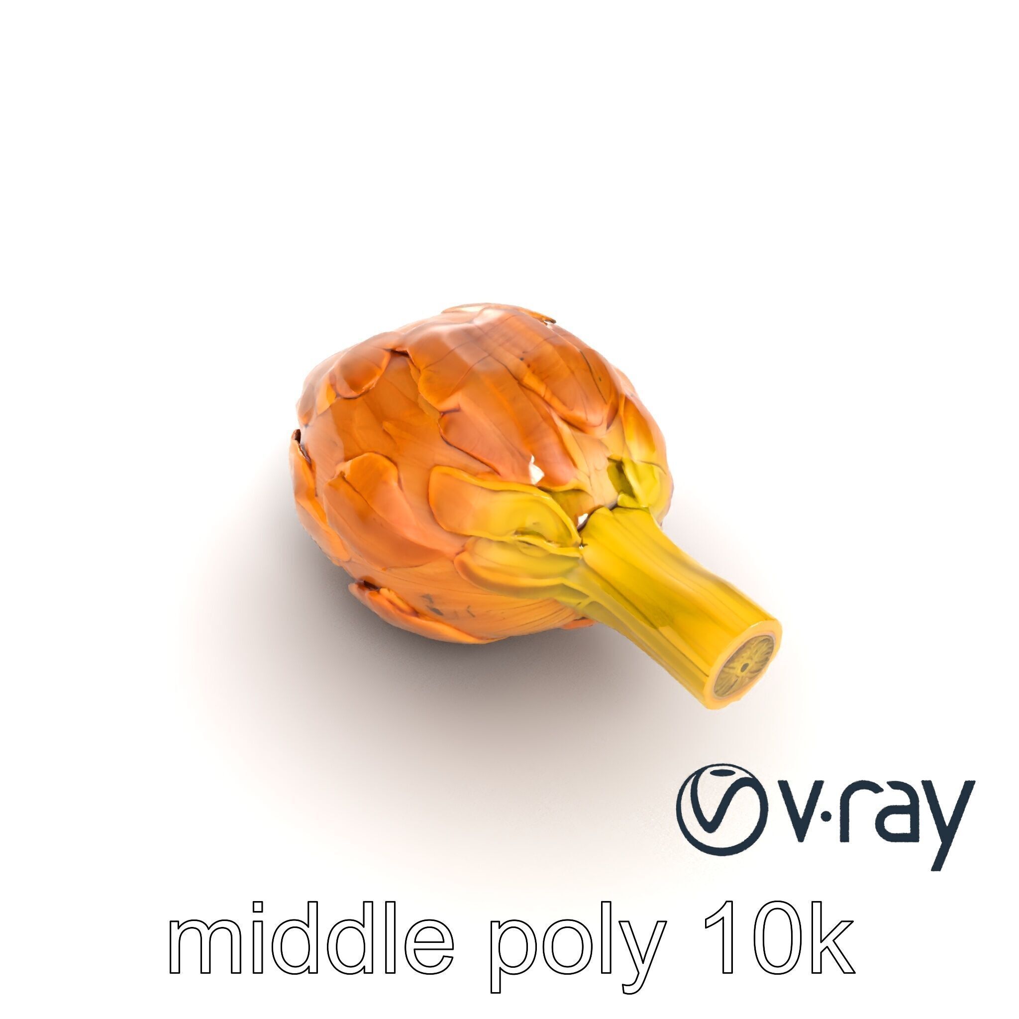 Realistic Jerusalem Artichoke High Detail model pack Low-poly 3D model_11