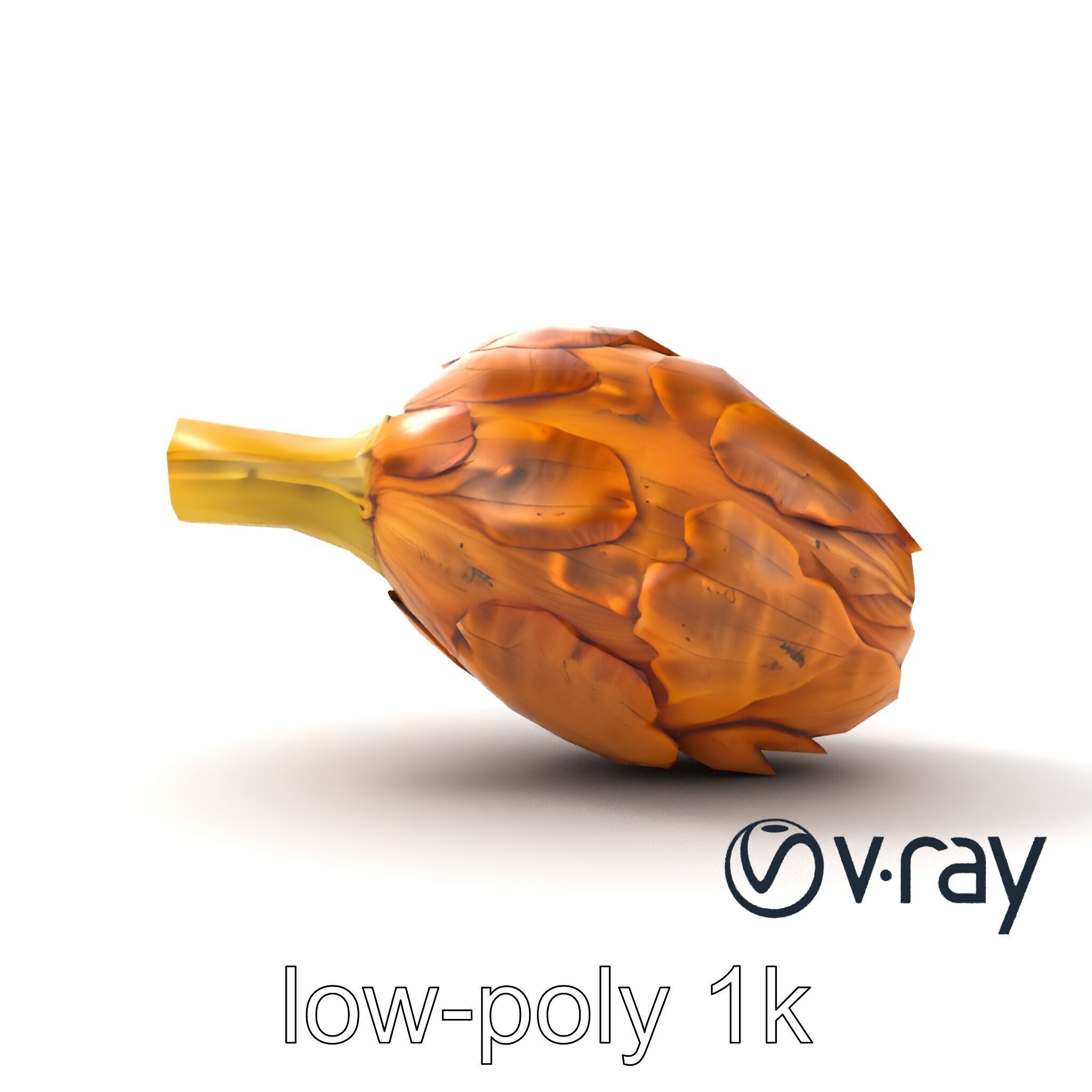 Realistic Jerusalem Artichoke High Detail model pack Low-poly 3D model_25