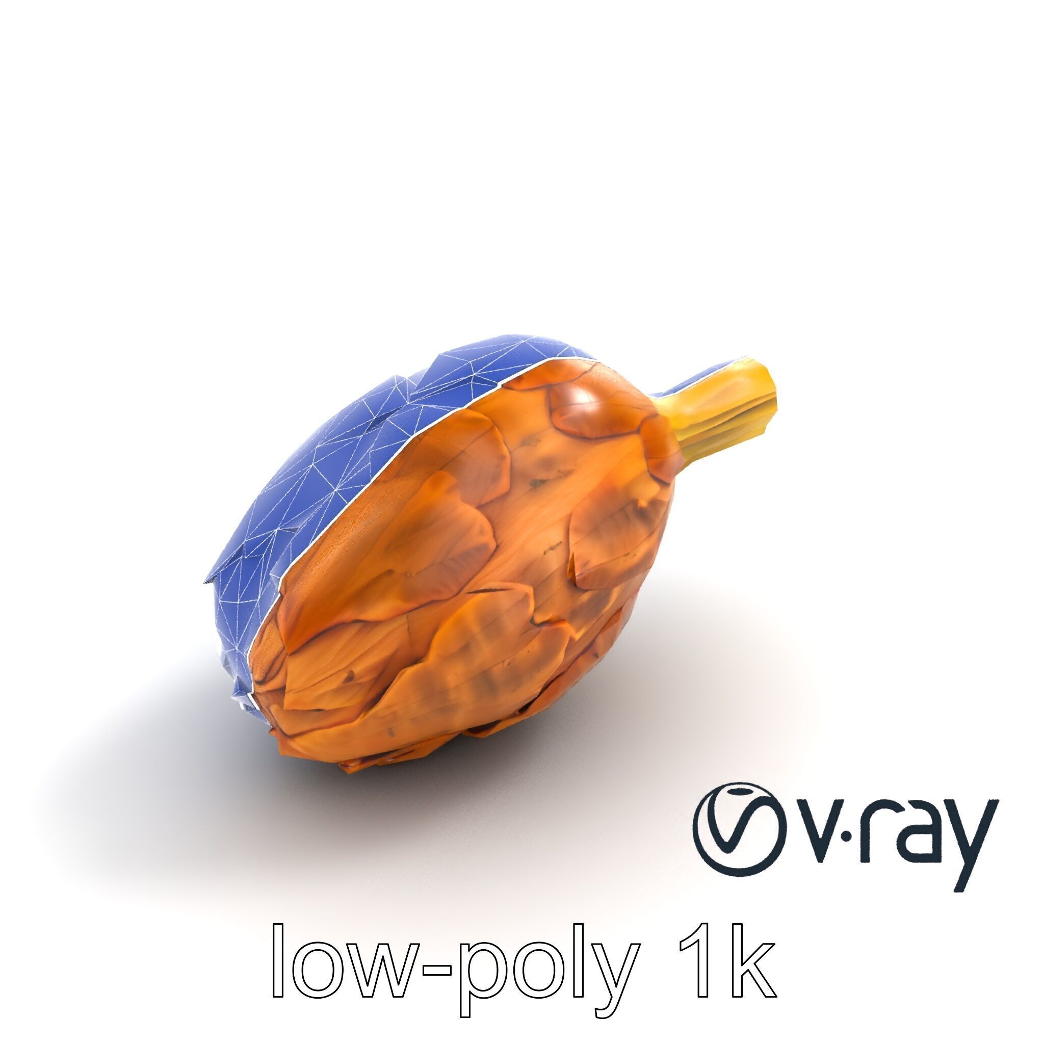 Realistic Jerusalem Artichoke High Detail model pack Low-poly 3D model_23