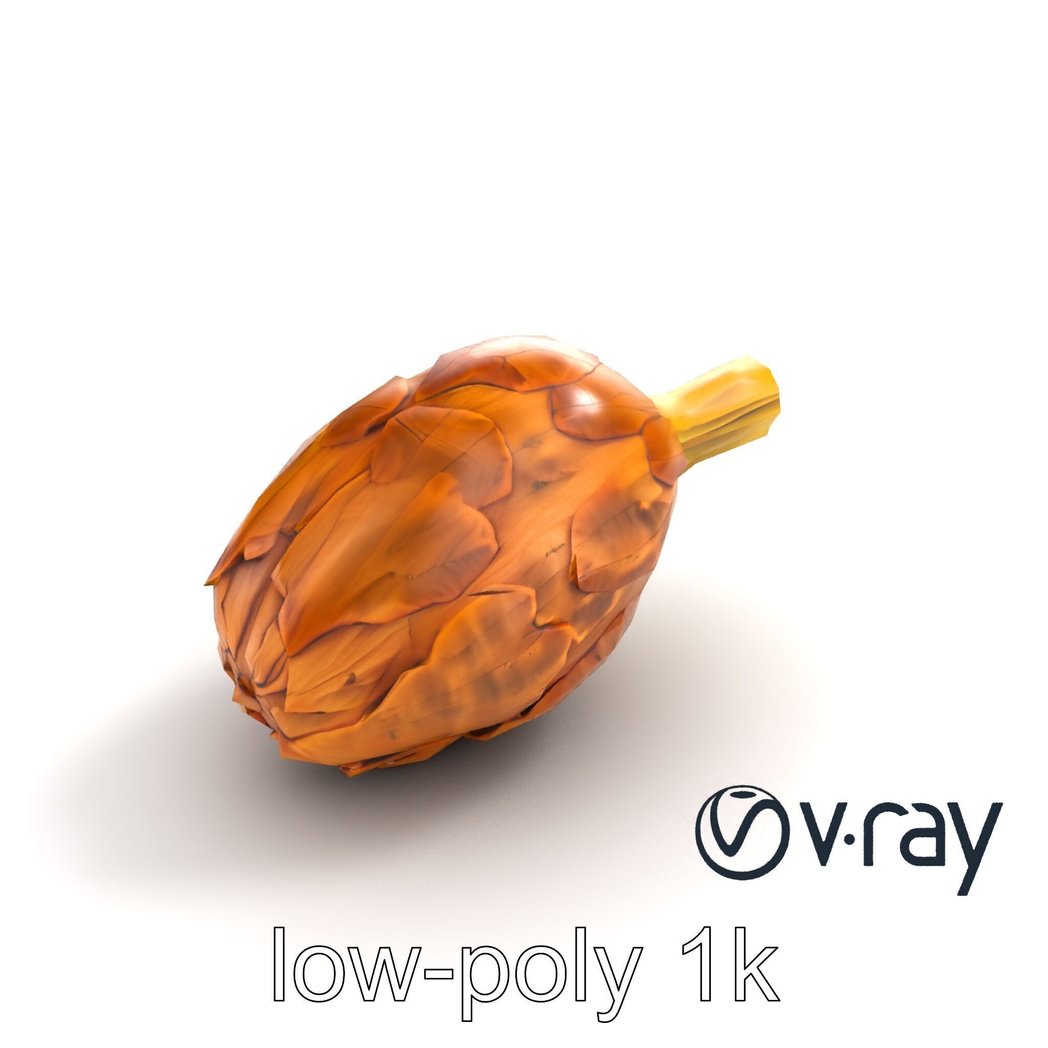 Realistic Jerusalem Artichoke High Detail model pack Low-poly 3D model_5