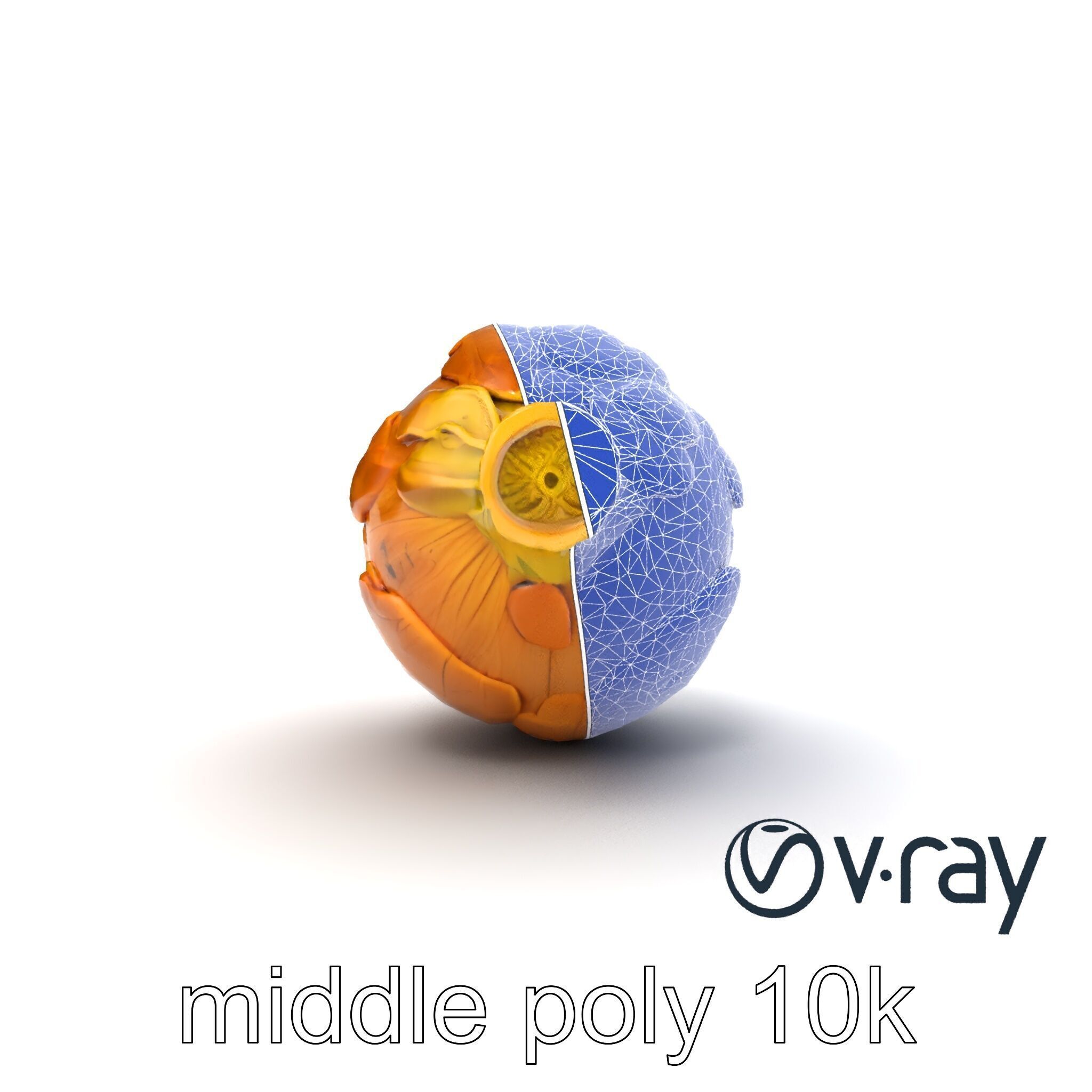 Realistic Jerusalem Artichoke High Detail model pack Low-poly 3D model_16