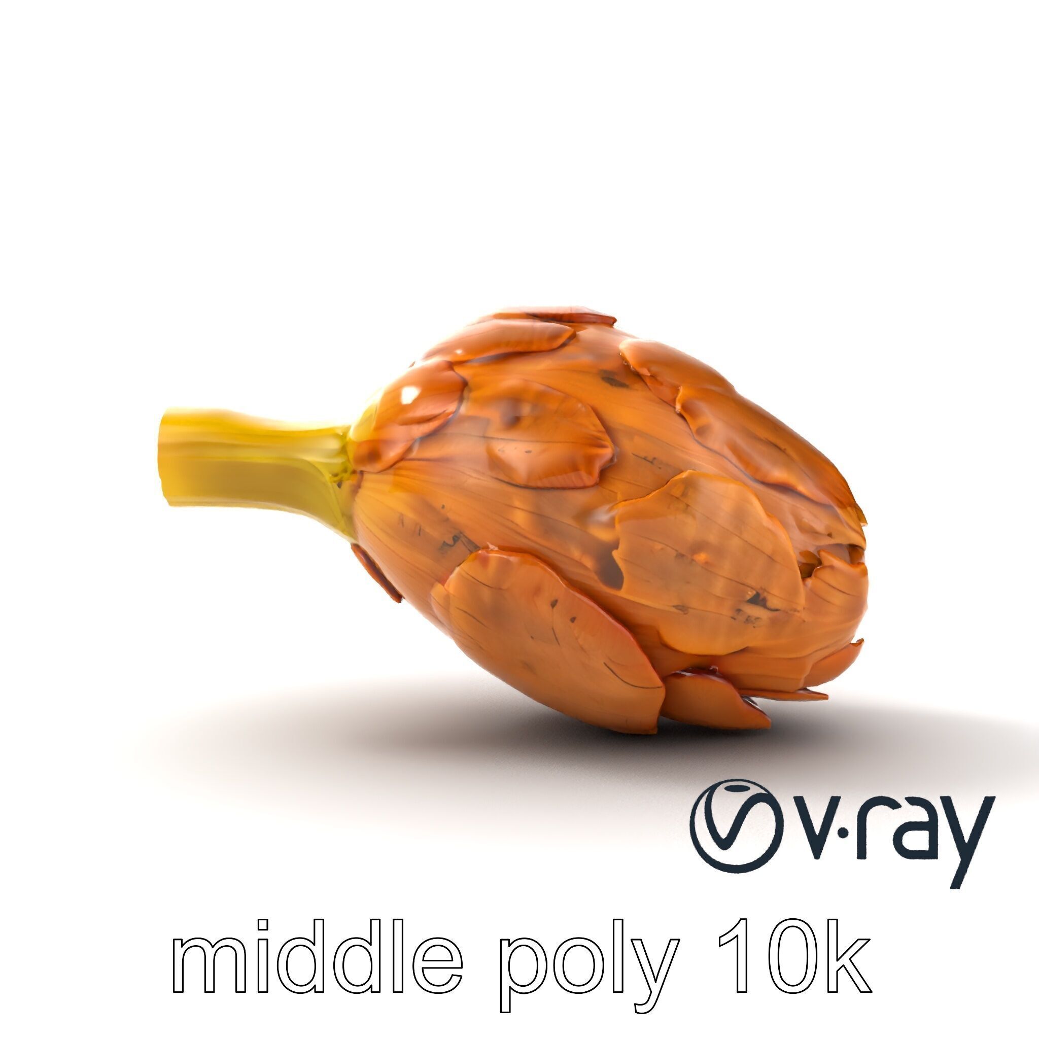 Realistic Jerusalem Artichoke High Detail model pack Low-poly 3D model_28